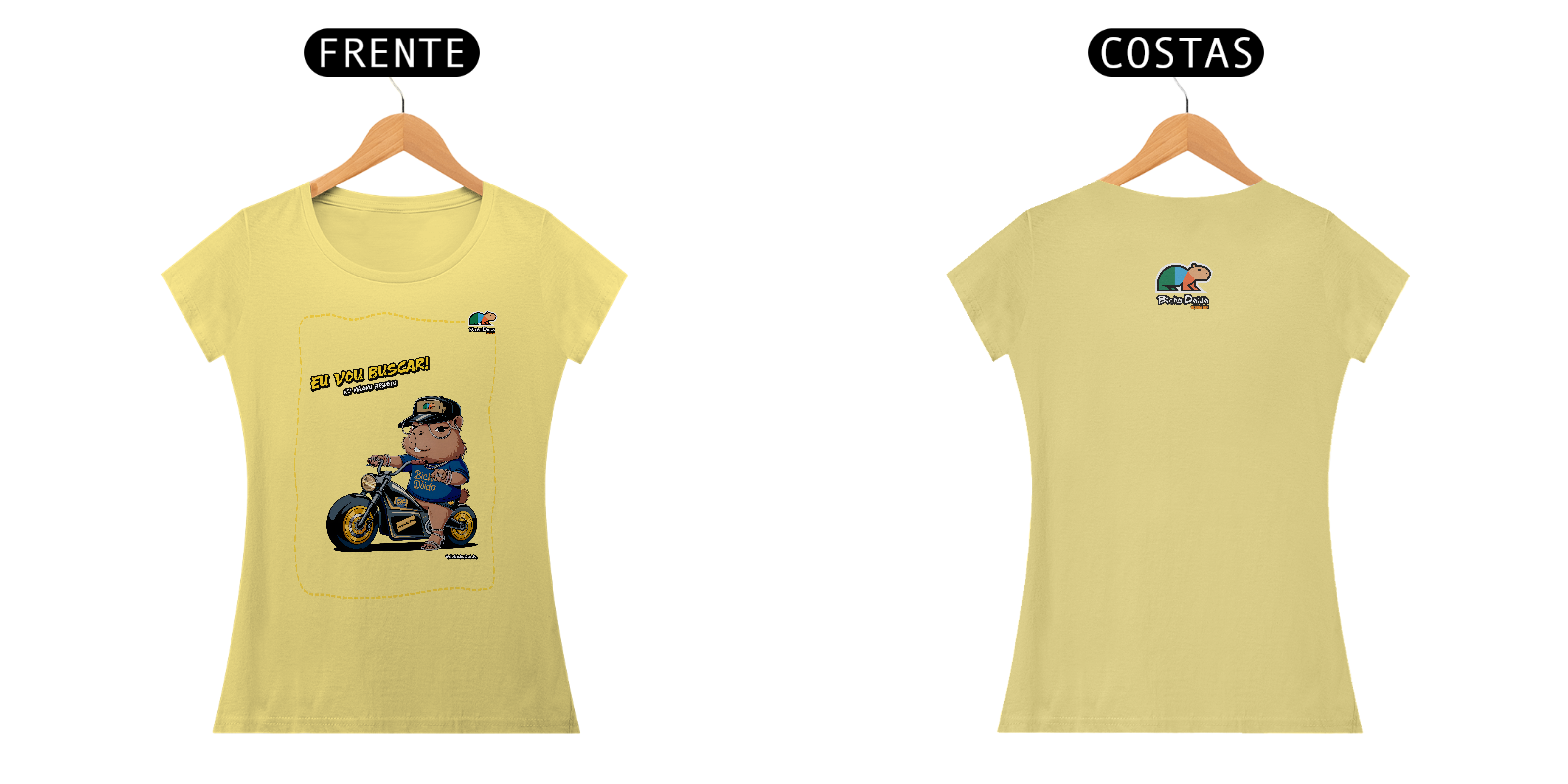 Nome do produto: Camiseta Baby Long Estonada, No pique da estradeira, No corre do Delivery, Bicho Doido