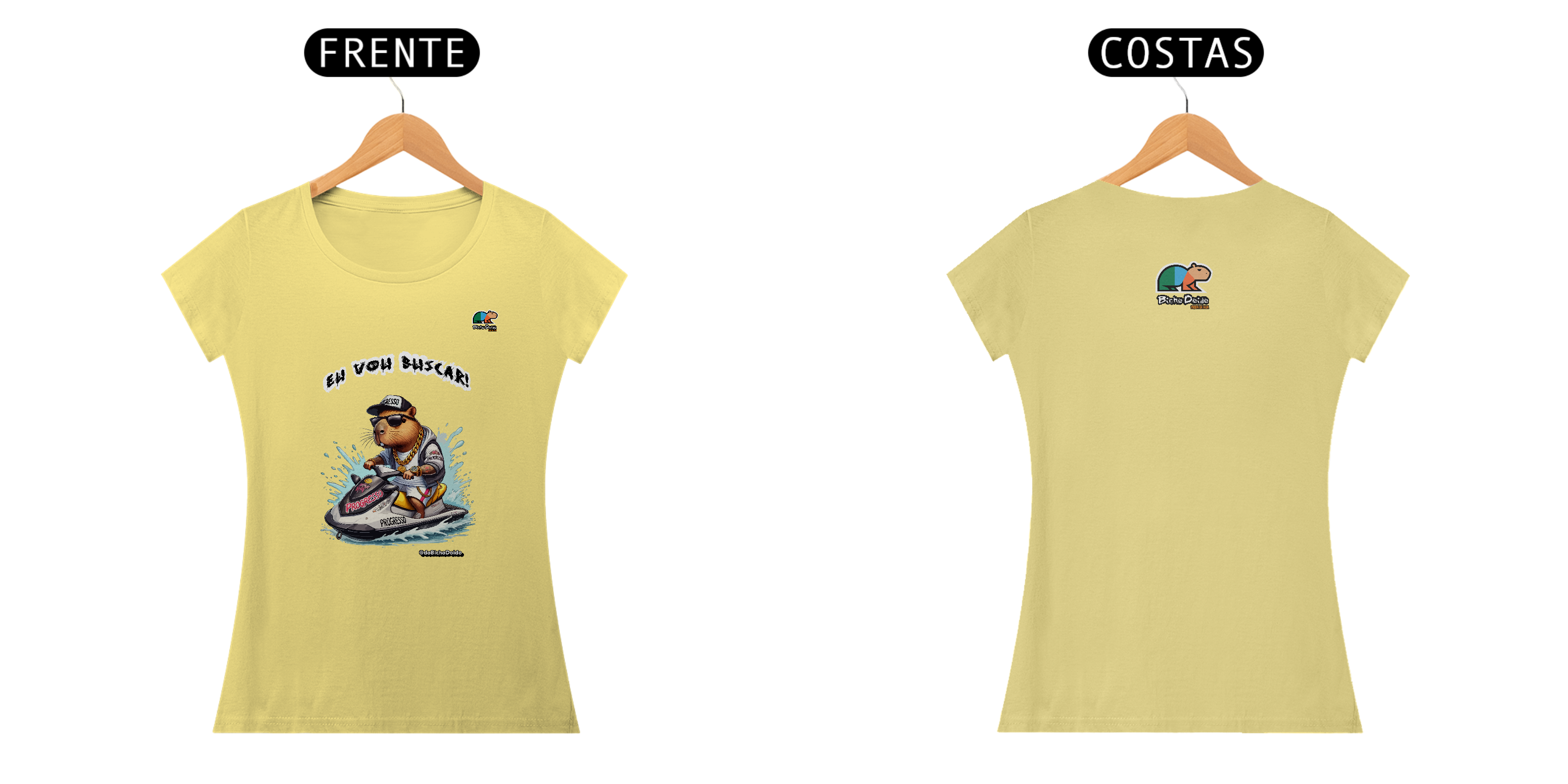 Nome do produto: Camiseta Baby Long Estonada, Na onda do jetsky, No corre do Delivery, Bicho Doido