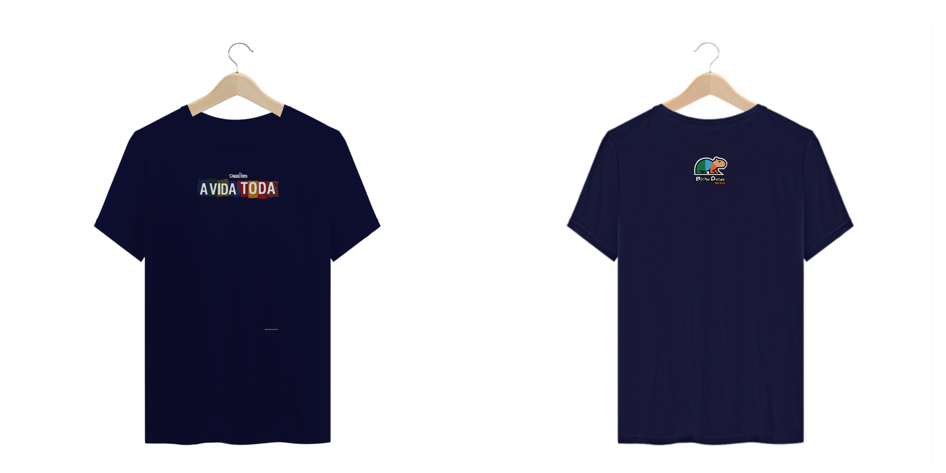 Nome do produto: Camiseta Quality PLUS SIZE, A vida toda, Bicho Doido