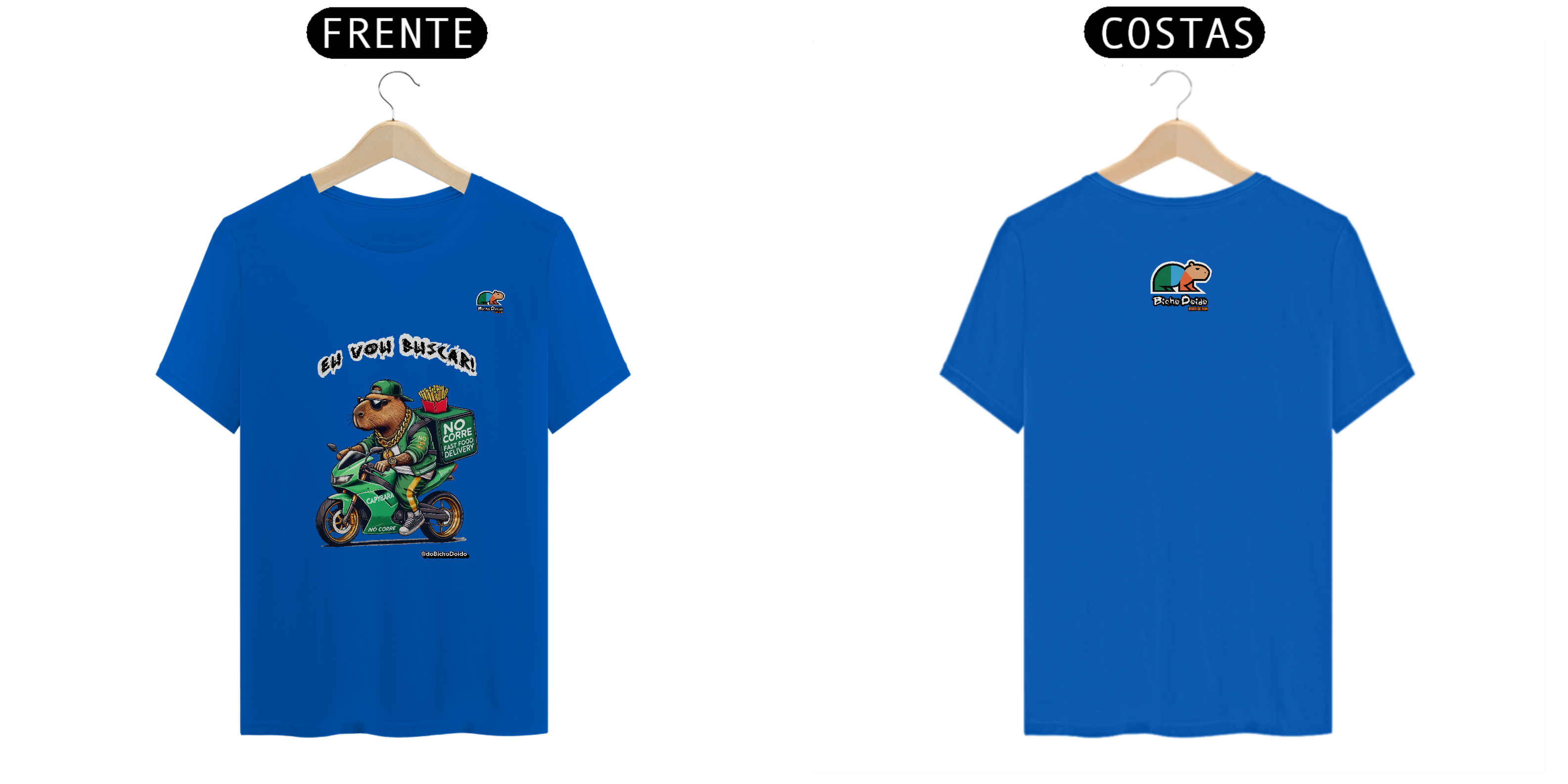 Nome do produto: Camiseta Prime, Eu vou buscar, No corre do Delivery, Bicho Doido