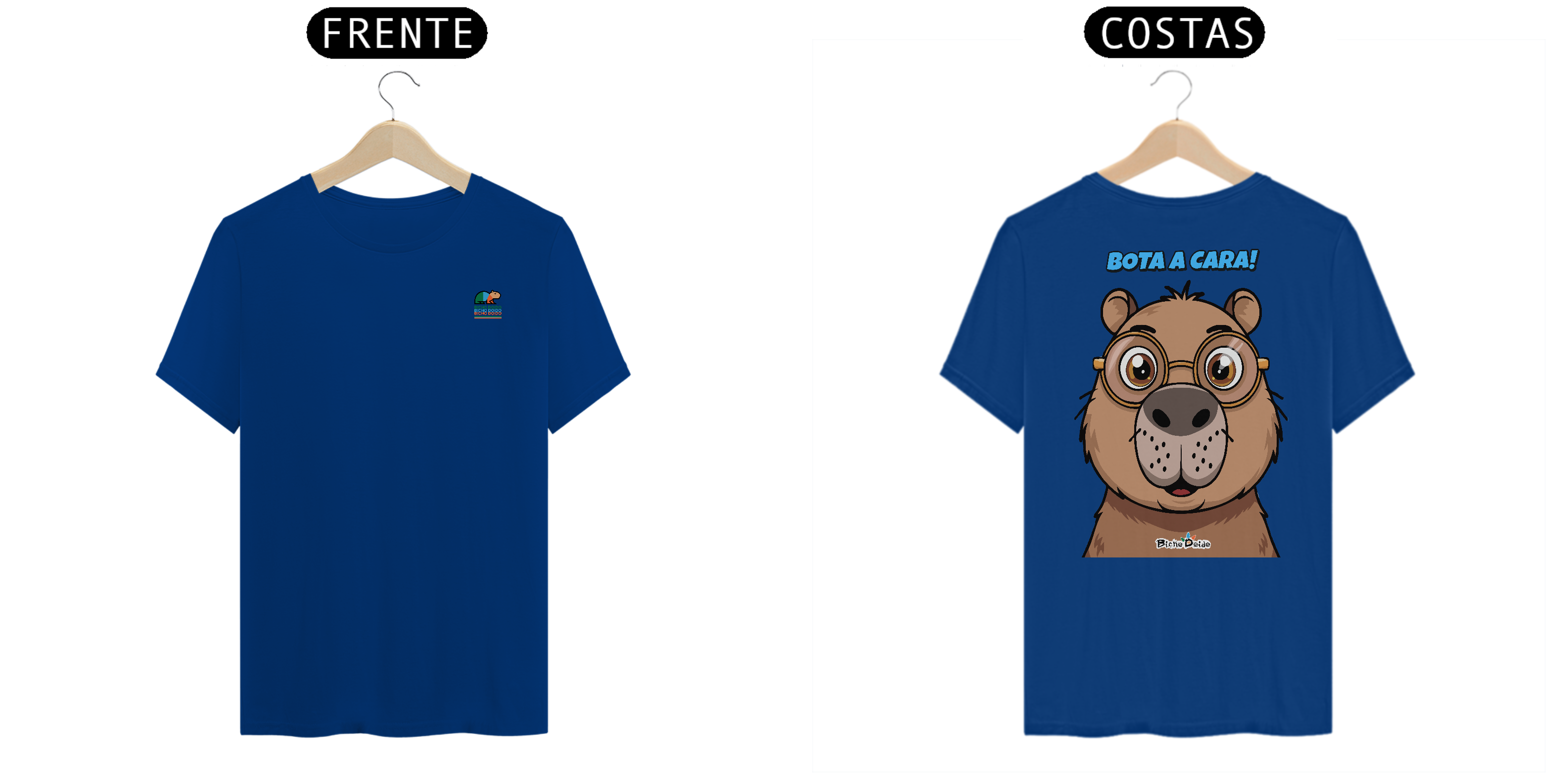 Nome do produto: Camiseta Classic, Bota a cara, 3, Bicho Doido