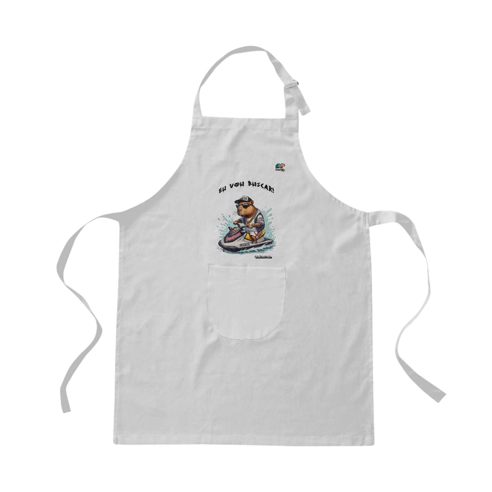 Nome do produto: Avental, Eu vou buscar, Na onda do jetsky, Bicho Doido