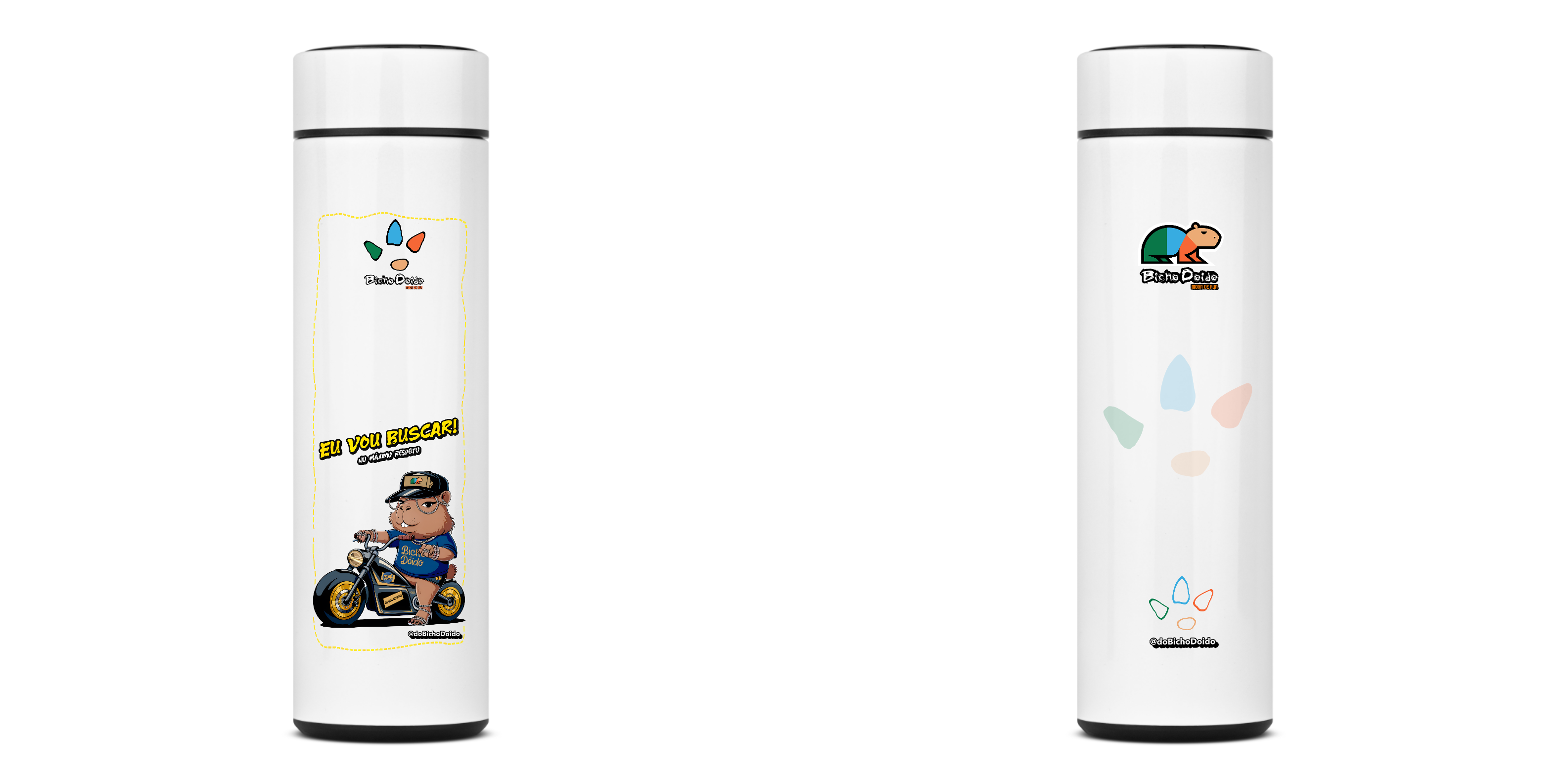 Nome do produto: Garrafa Termica, Eu vou buscar, No pique da estradeira, Bicho Doido