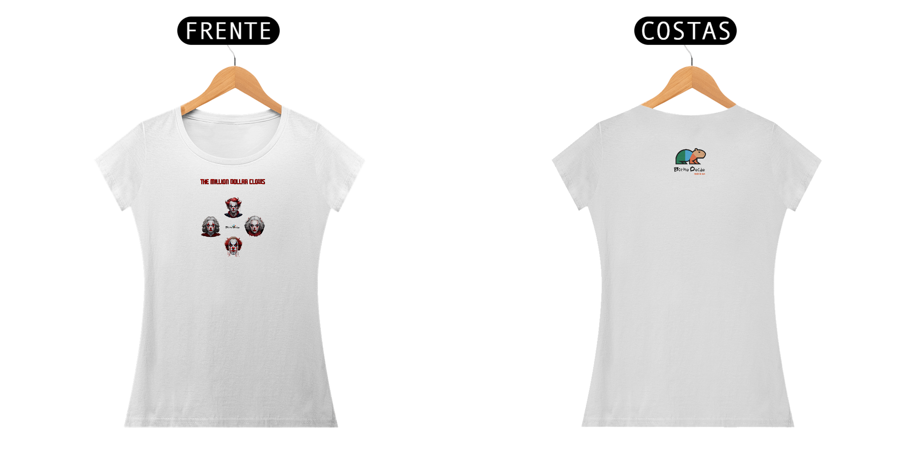 Nome do produto: Camiseta Baby Long Classic, 4, The million dollar Clows, bicho doido