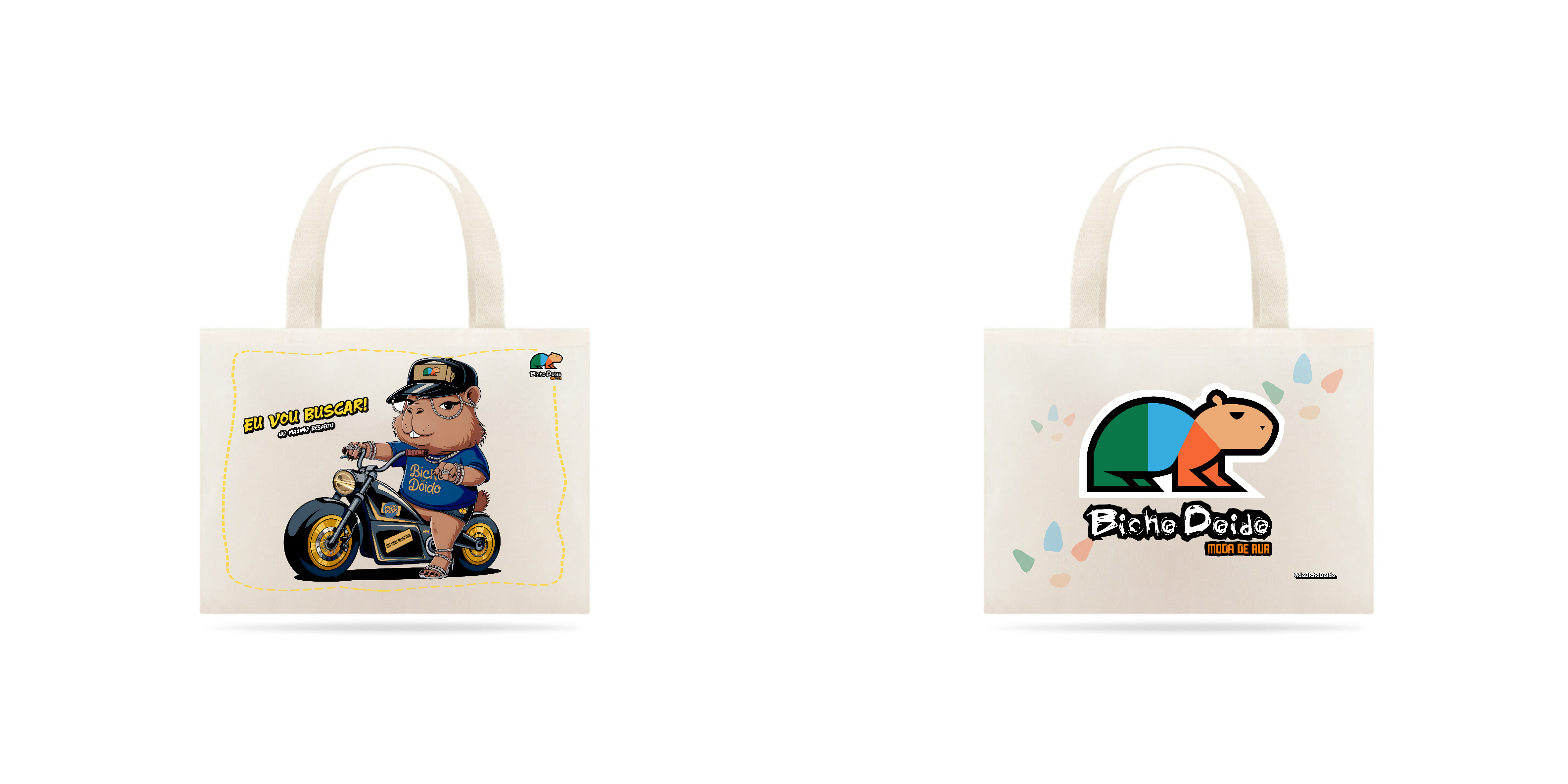 Nome do produto: Eco Bag, Eu vou buscar, Nopique da estradeira, Bicho Doido