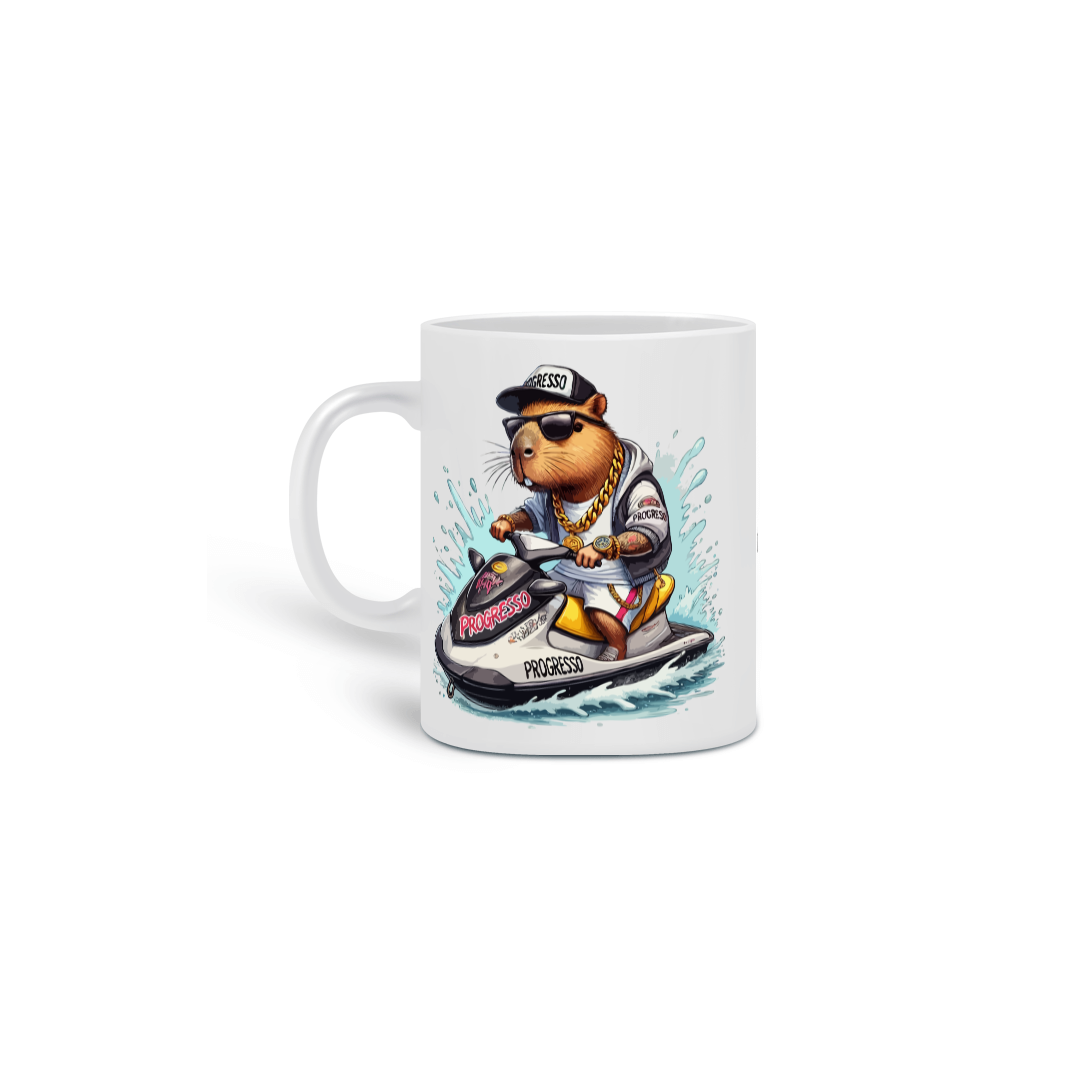 Nome do produto: Caneca, Eu vou Buscar, Na onda do Jetsky, Bicho Doido