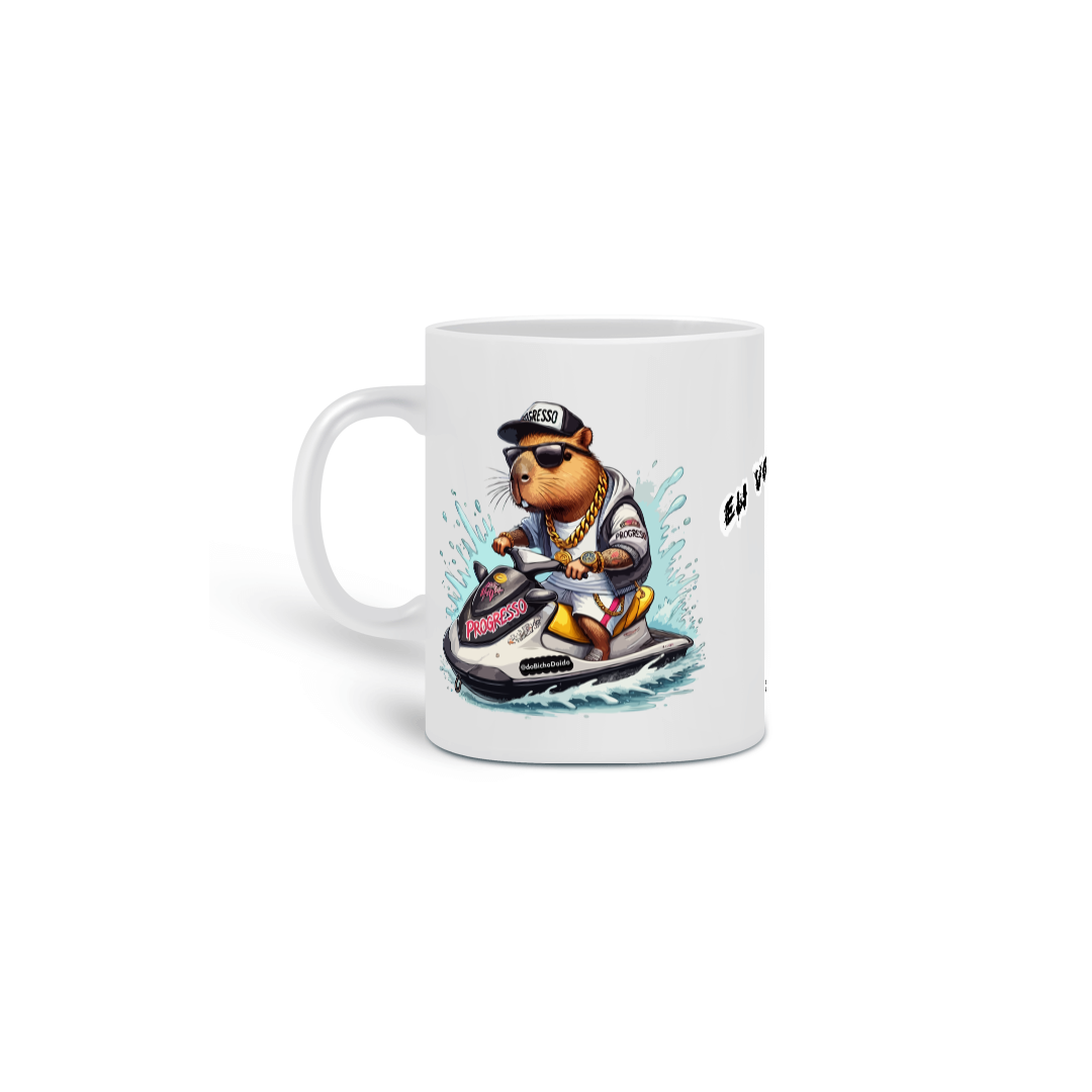 Nome do produto: Caneca, Eu vou Buscar, Na onda do Jetsky, Bicho Doido