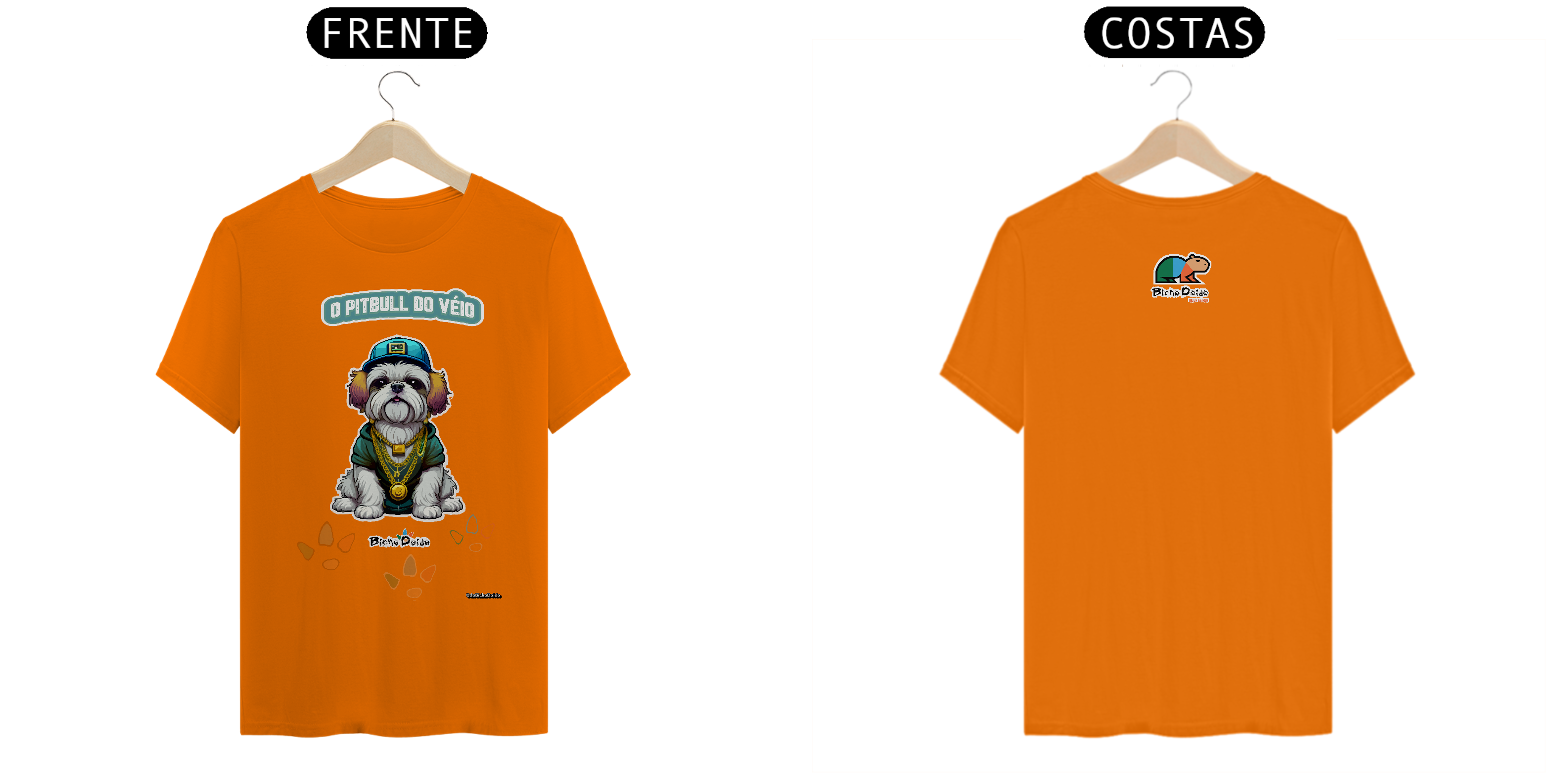 Nome do produto: Camiseta Classic, Shitzu Brabo, O pitbull do veio, bicho doido