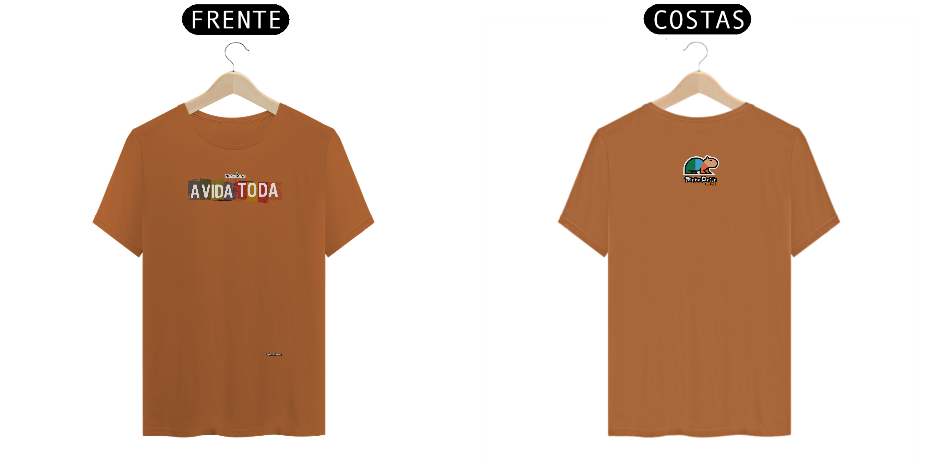 Nome do produto: Camiseta Pima, A vida toda, Bicho Doido