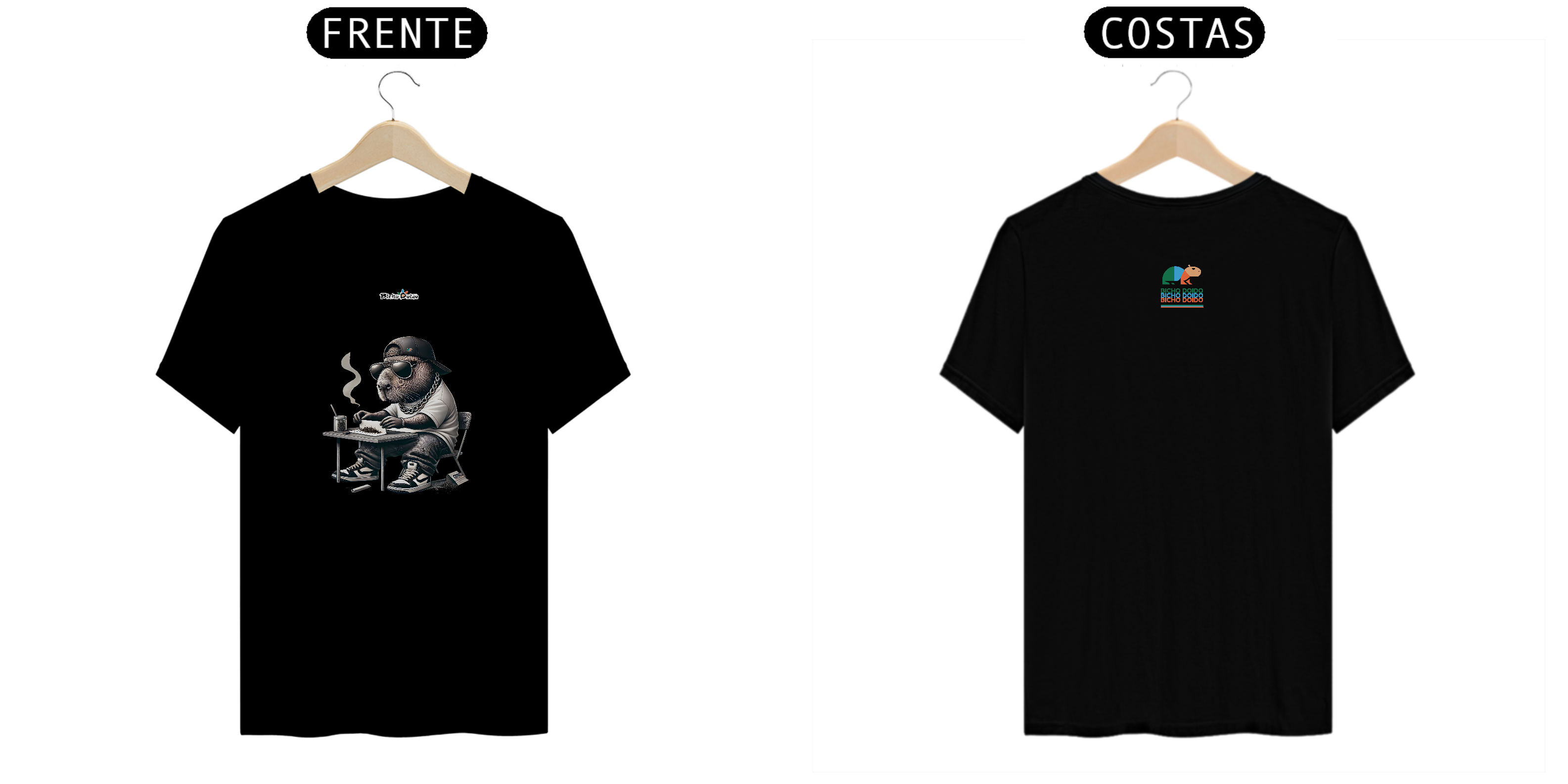 Nome do produto: Camiseta Classic, Juninho Bolador, Bicho Doido