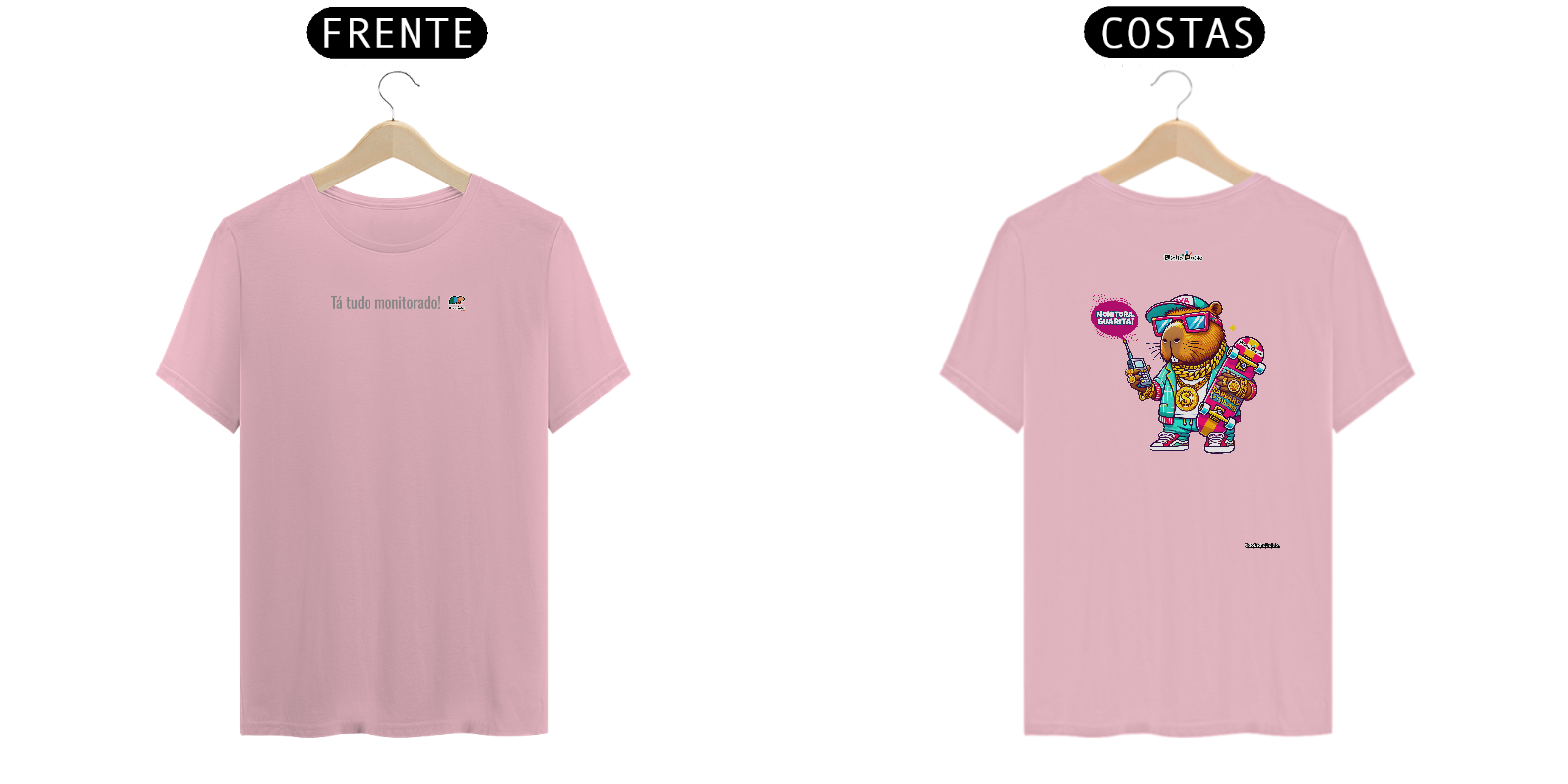 Nome do produto: Camiseta Classic, Monitora guarita, Bicho Doido