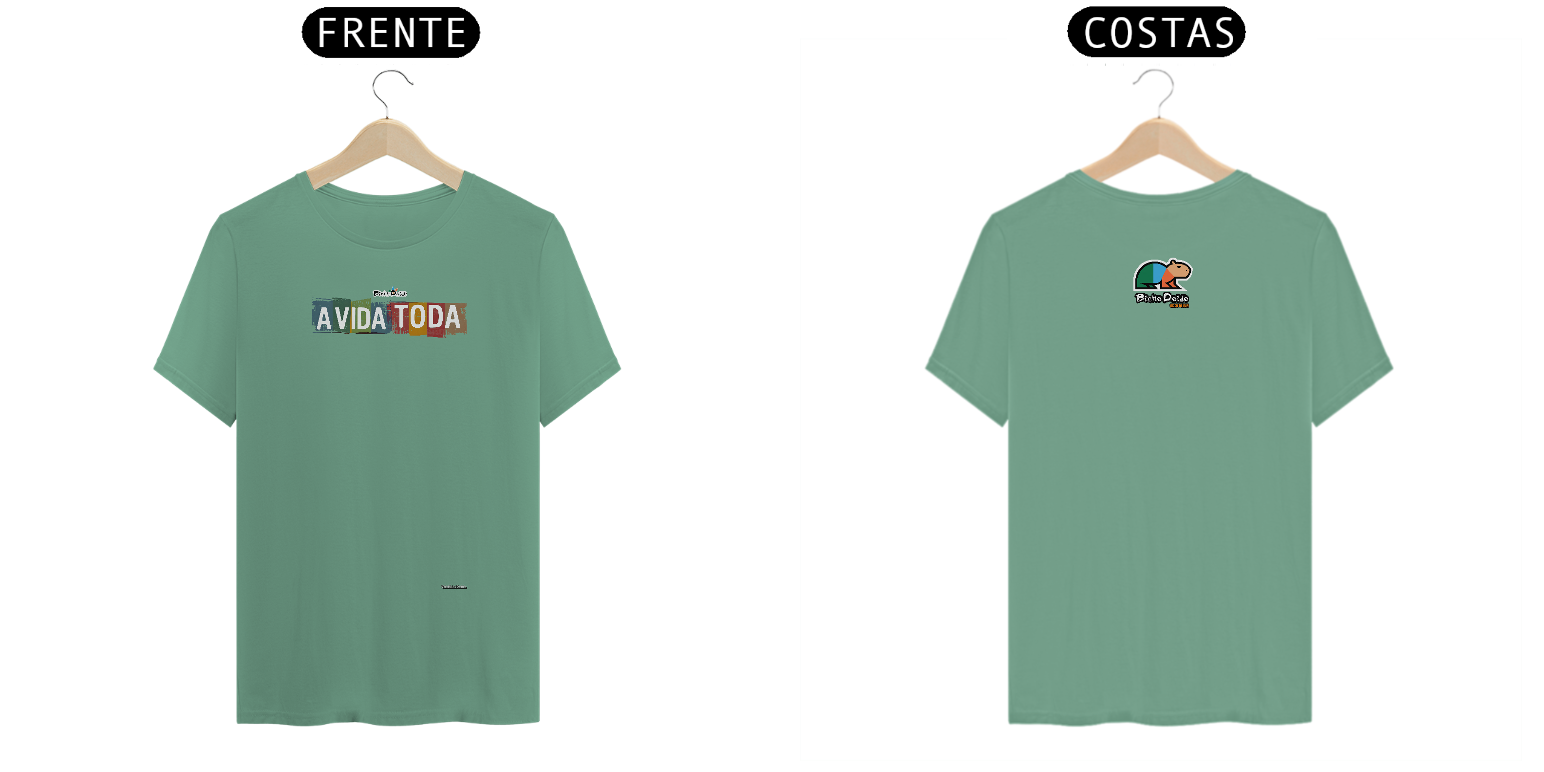 Nome do produto: Camiseta Estonada, A vida toda, Bicho Doido
