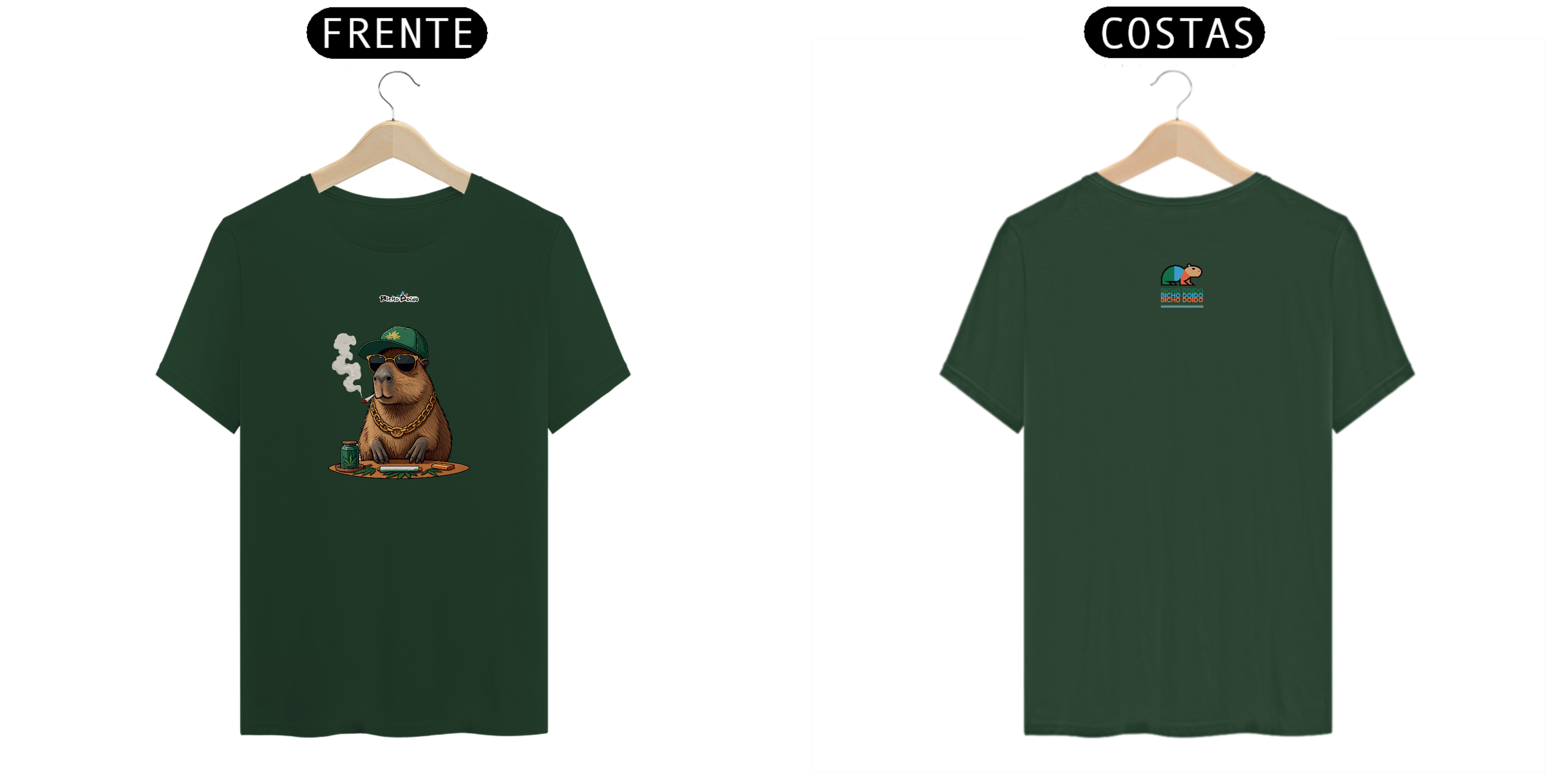 Nome do produto: Camiseta Classic, Capiva Legalize, Bicho Doido