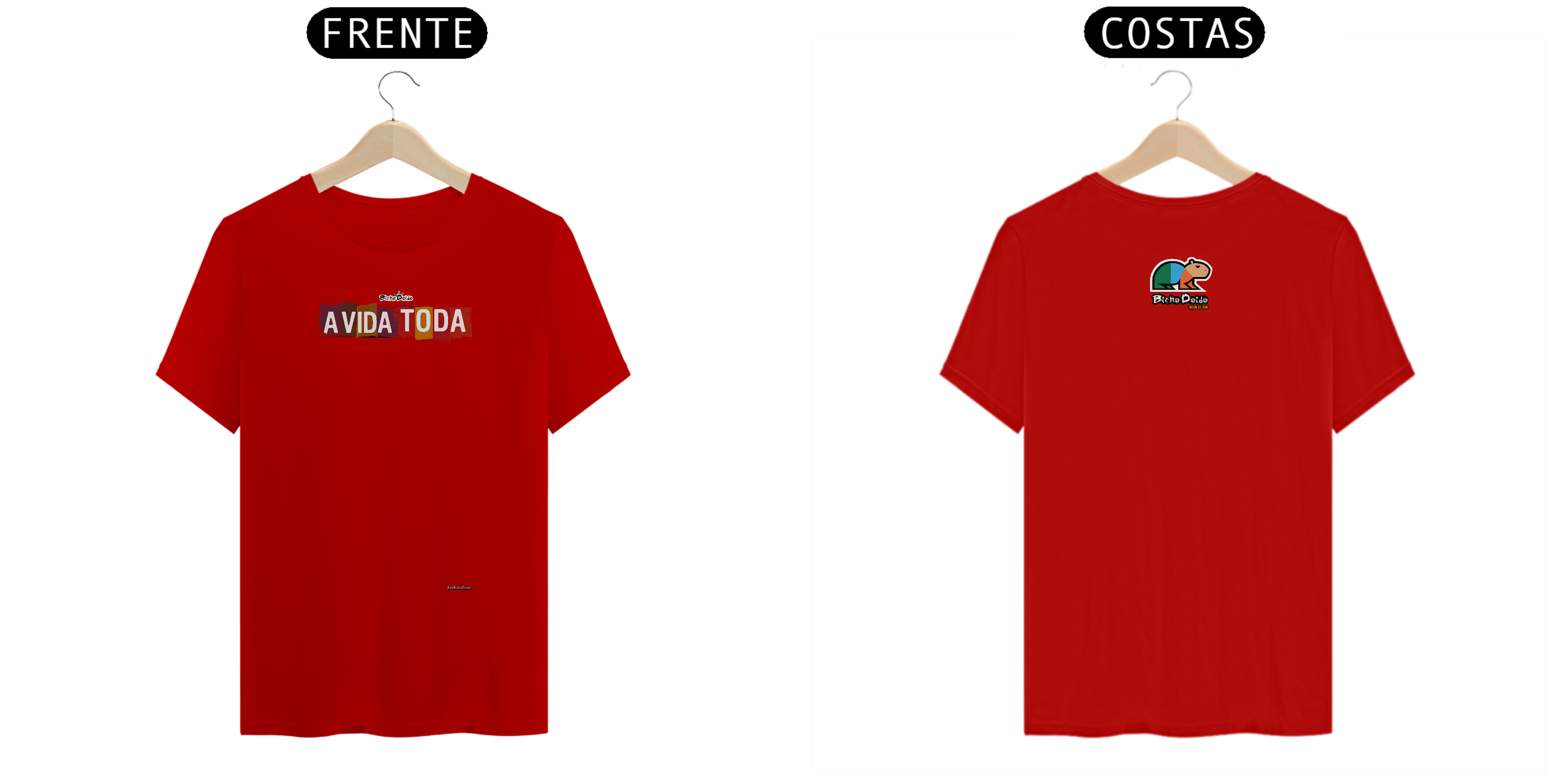 Nome do produto: Camiseta Quality, A vida toda, Bicho Doido