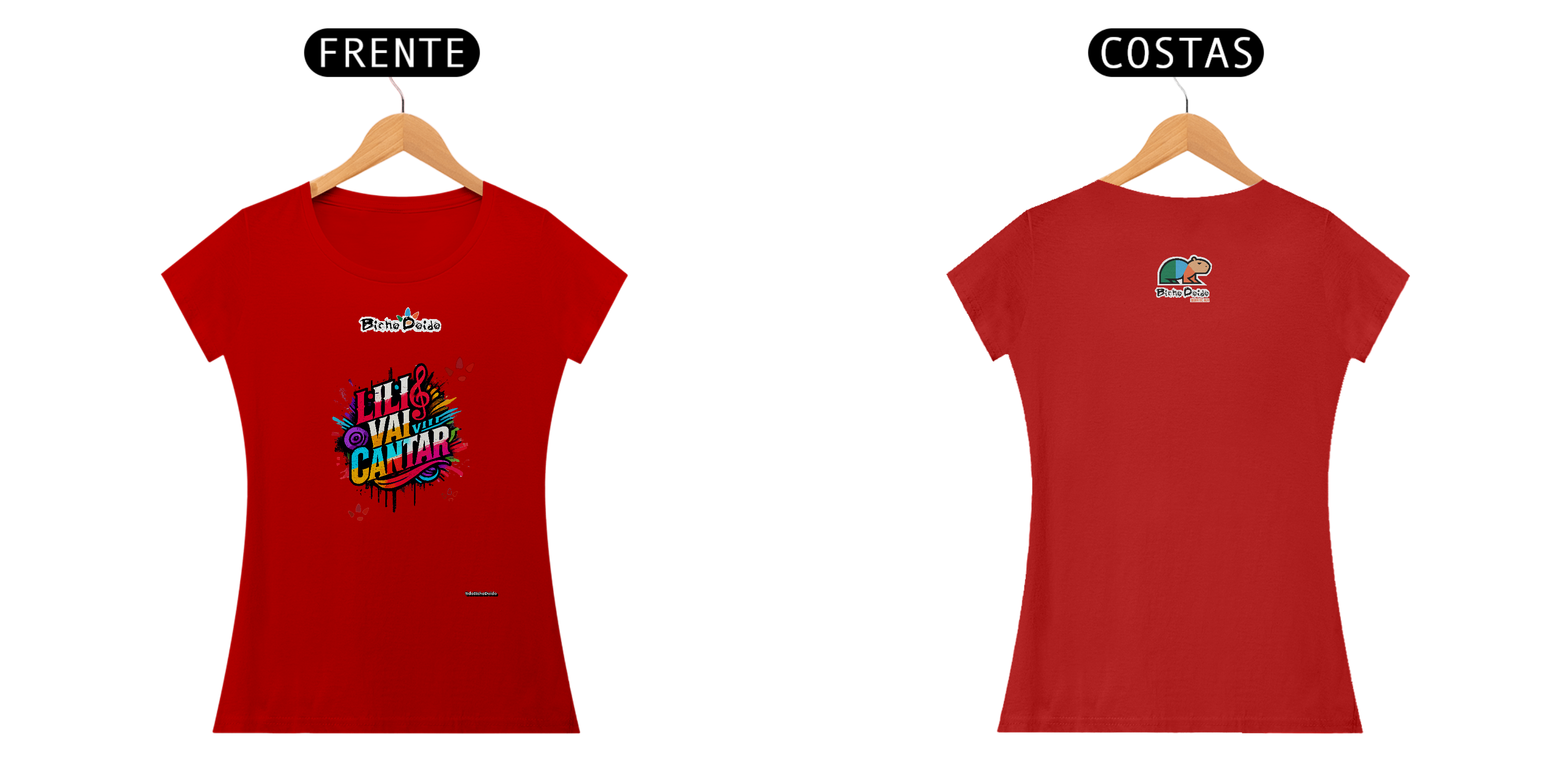 Nome do produto: Camiseta Baby Long Classic, 01, Lili vai cantar, bicho doido