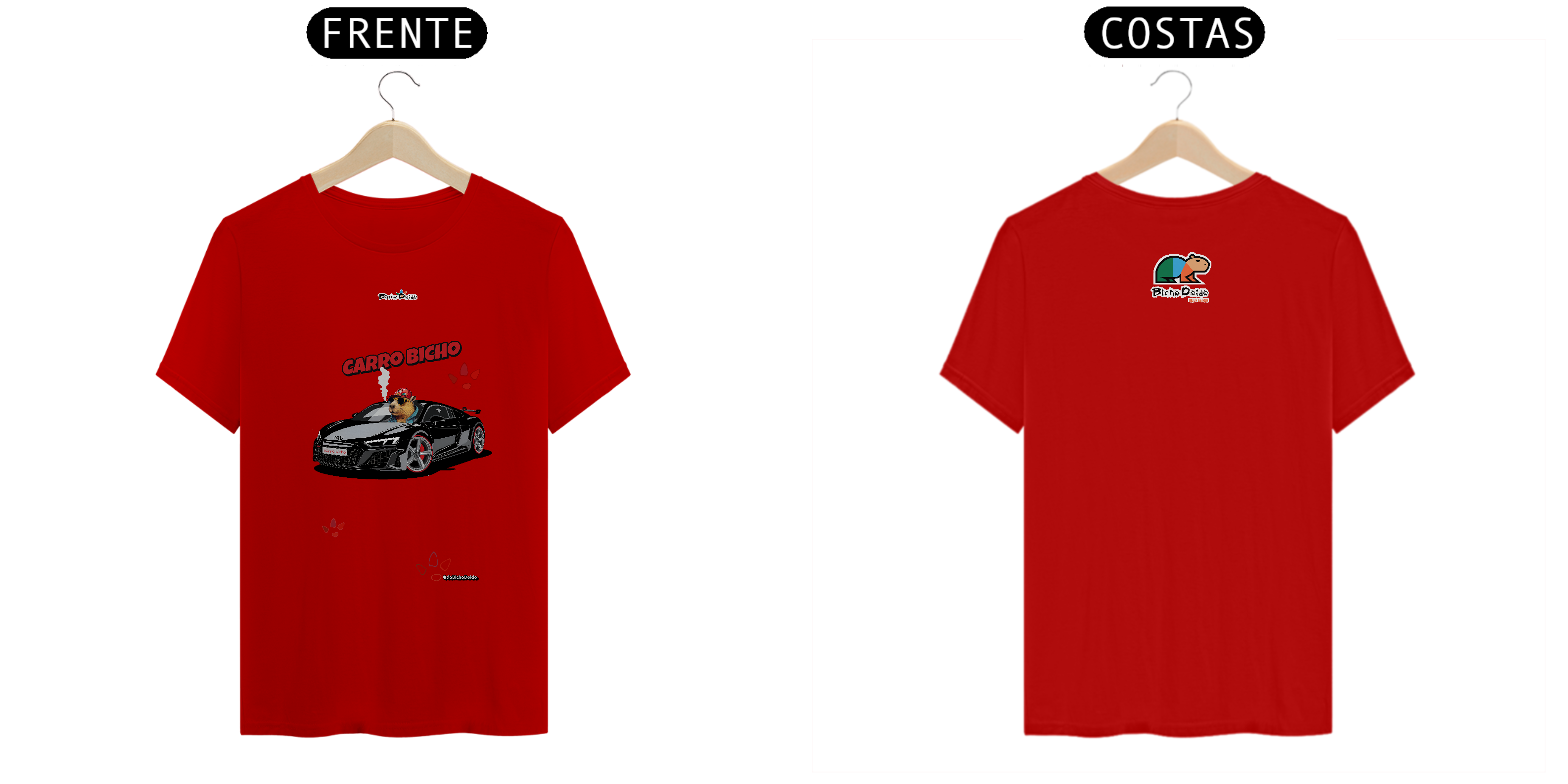 Nome do produto: Camiseta Classic, Audi, Carro Bicho, Bicho Doido