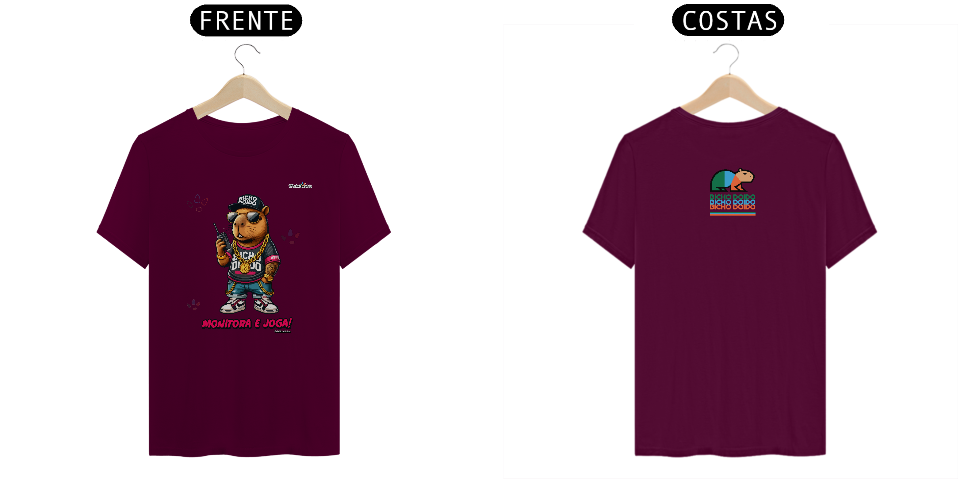 Nome do produto: Camiseta Classic, Juninho, Monitora e joga, Bicho Doido