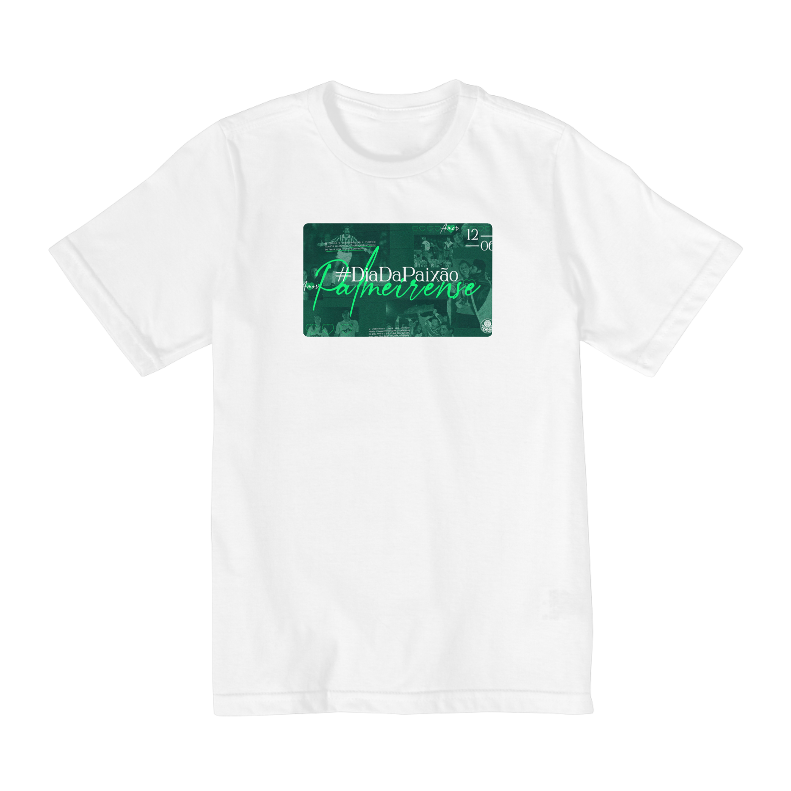 Nome do produto: T-shirt infantil Paixão palmeirense