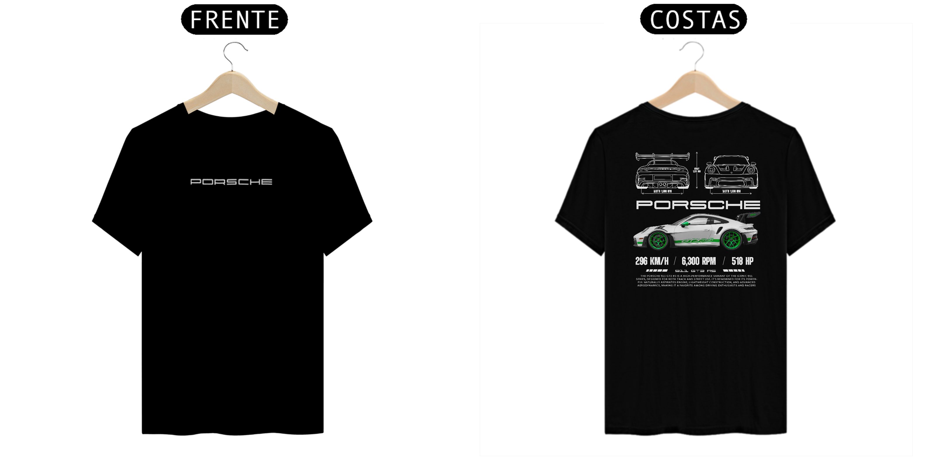 Nome do produto: Camisa Porsche 911 GT3 RS