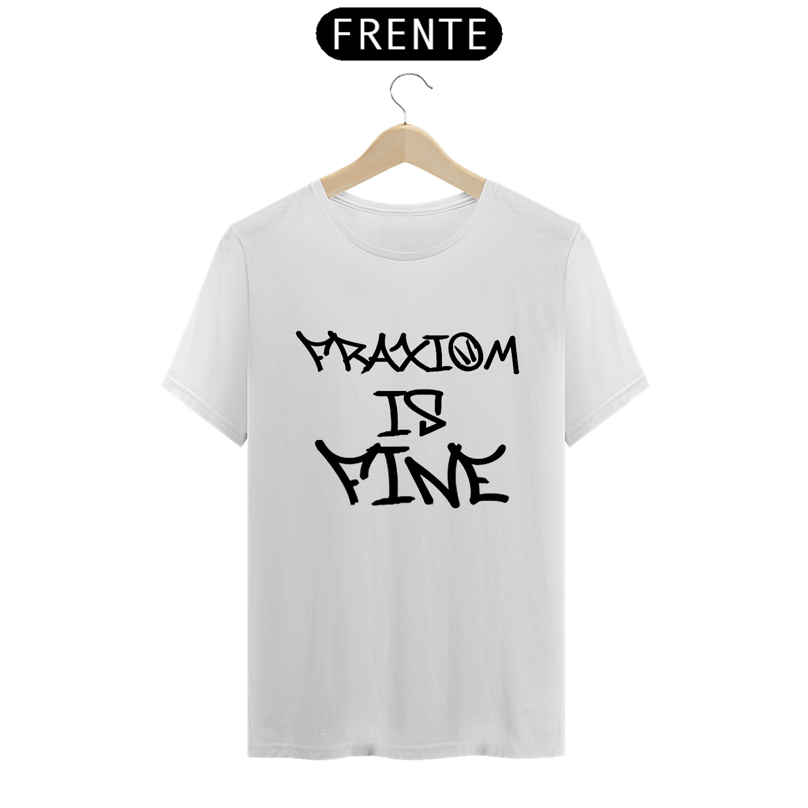 Nome do produto: Camiseta Fraxiom is fine - branca