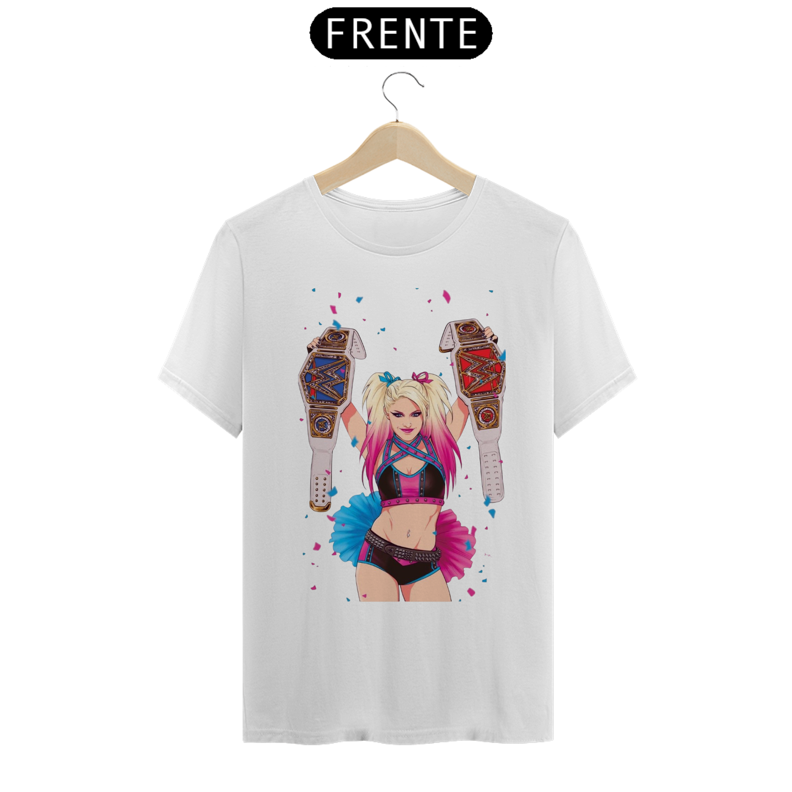 Nome do produto: Camiseta Alexa Bliss Double Belt