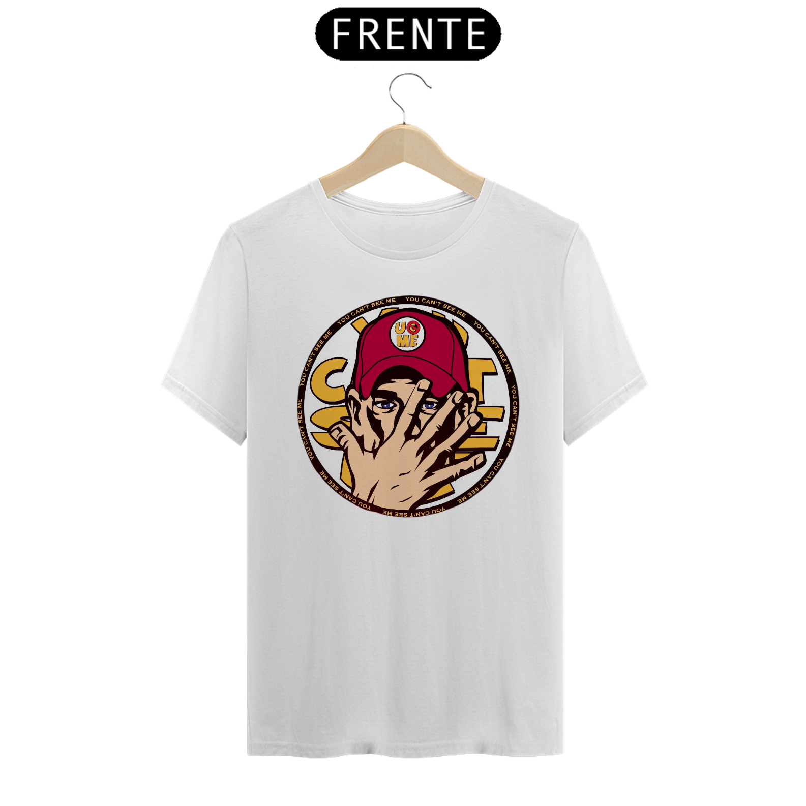 Nome do produto: Camiseta John Cena - U can
