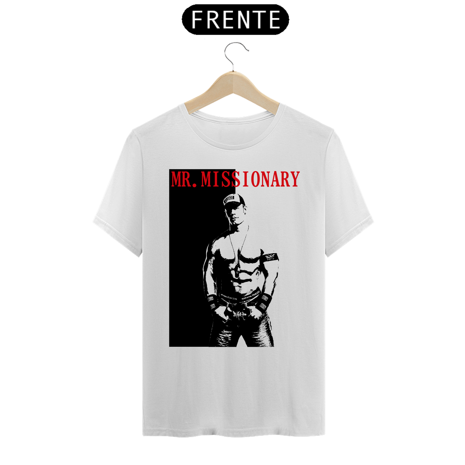 Nome do produto: Camiseta John Cena - Mr. Missionary