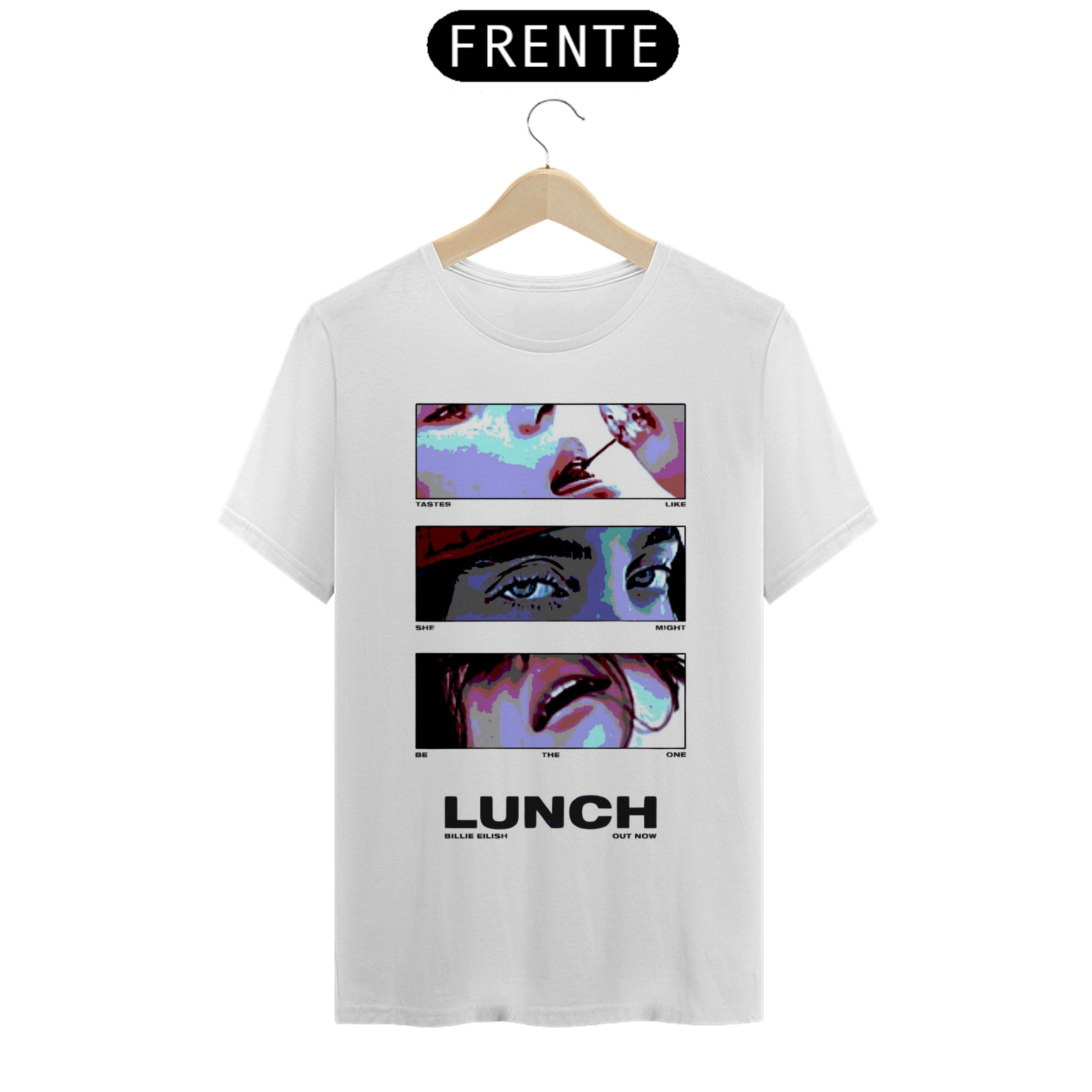 Nome do produto: Camiseta Billie Eilish - Lunch