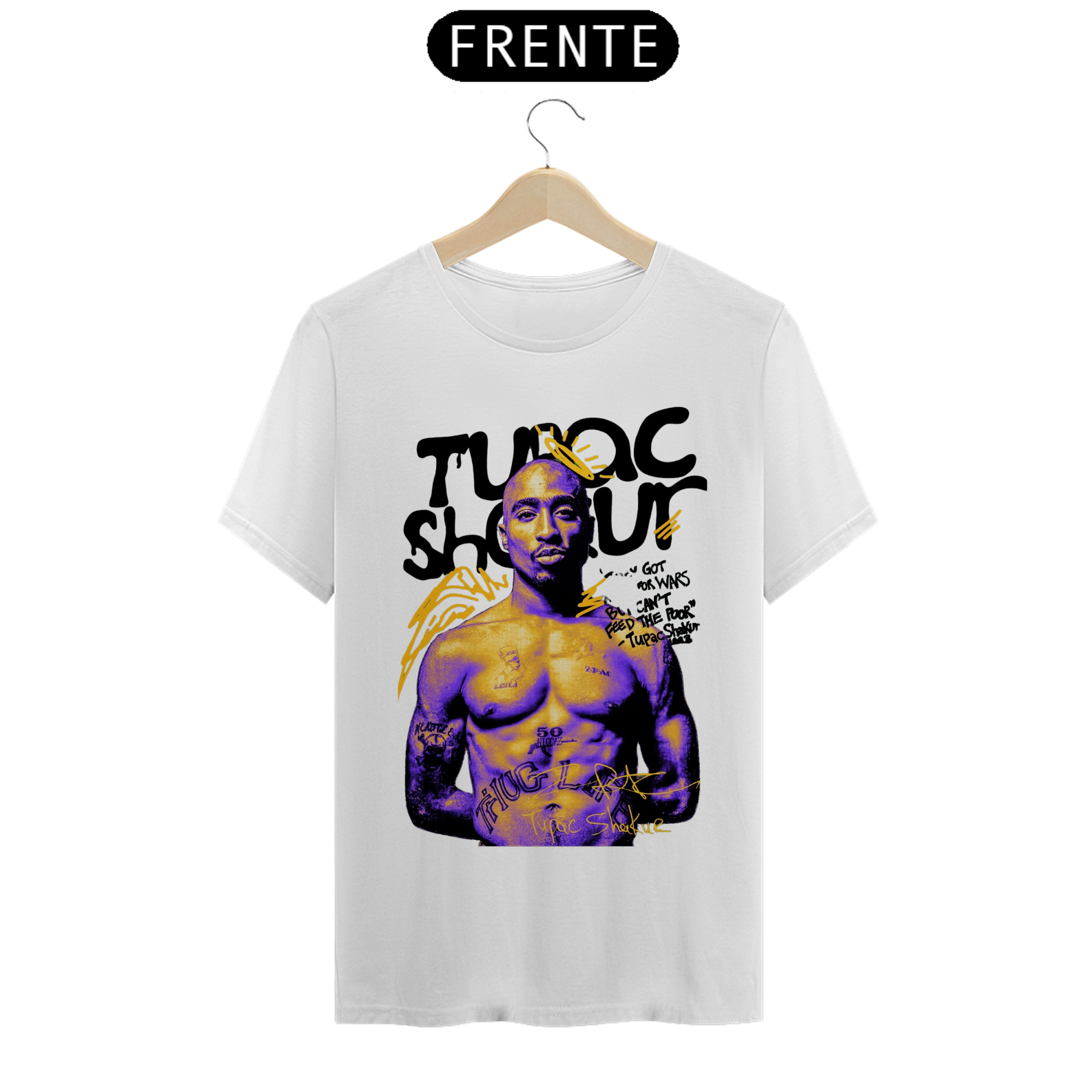Nome do produto: Camiseta Tupac Shakur