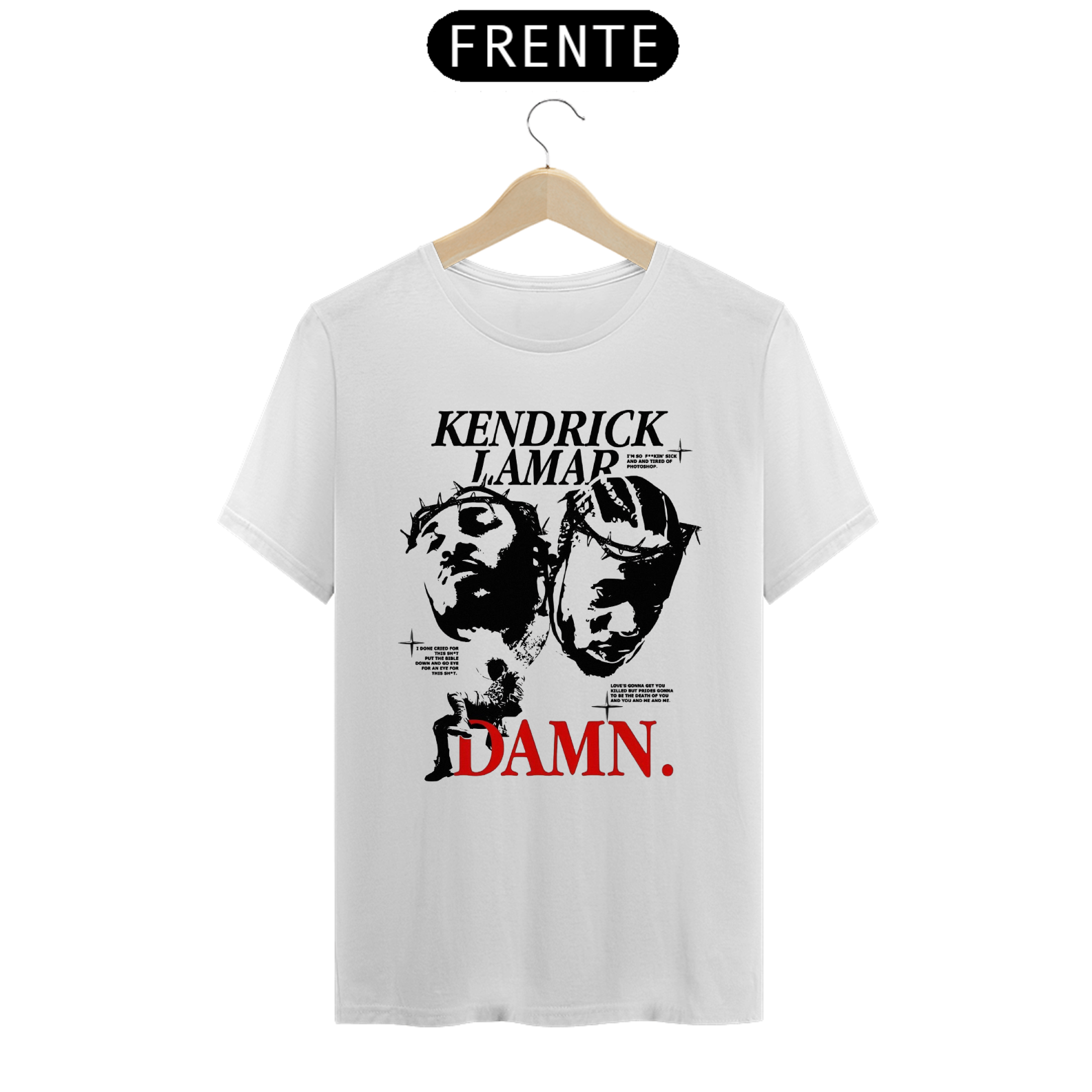 Nome do produto: Camiseta Kendrick Lamar