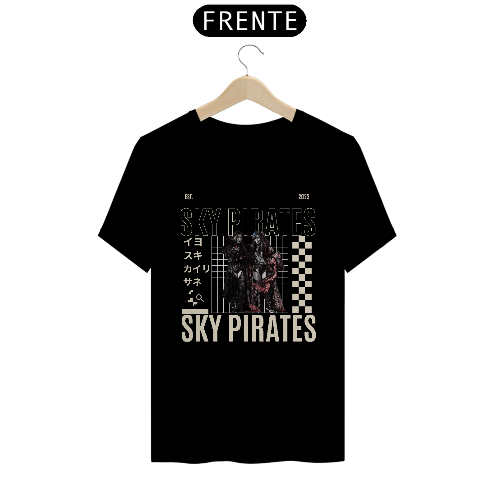 Nome do produto: Camiseta Iyo Sky e Kairi Sane