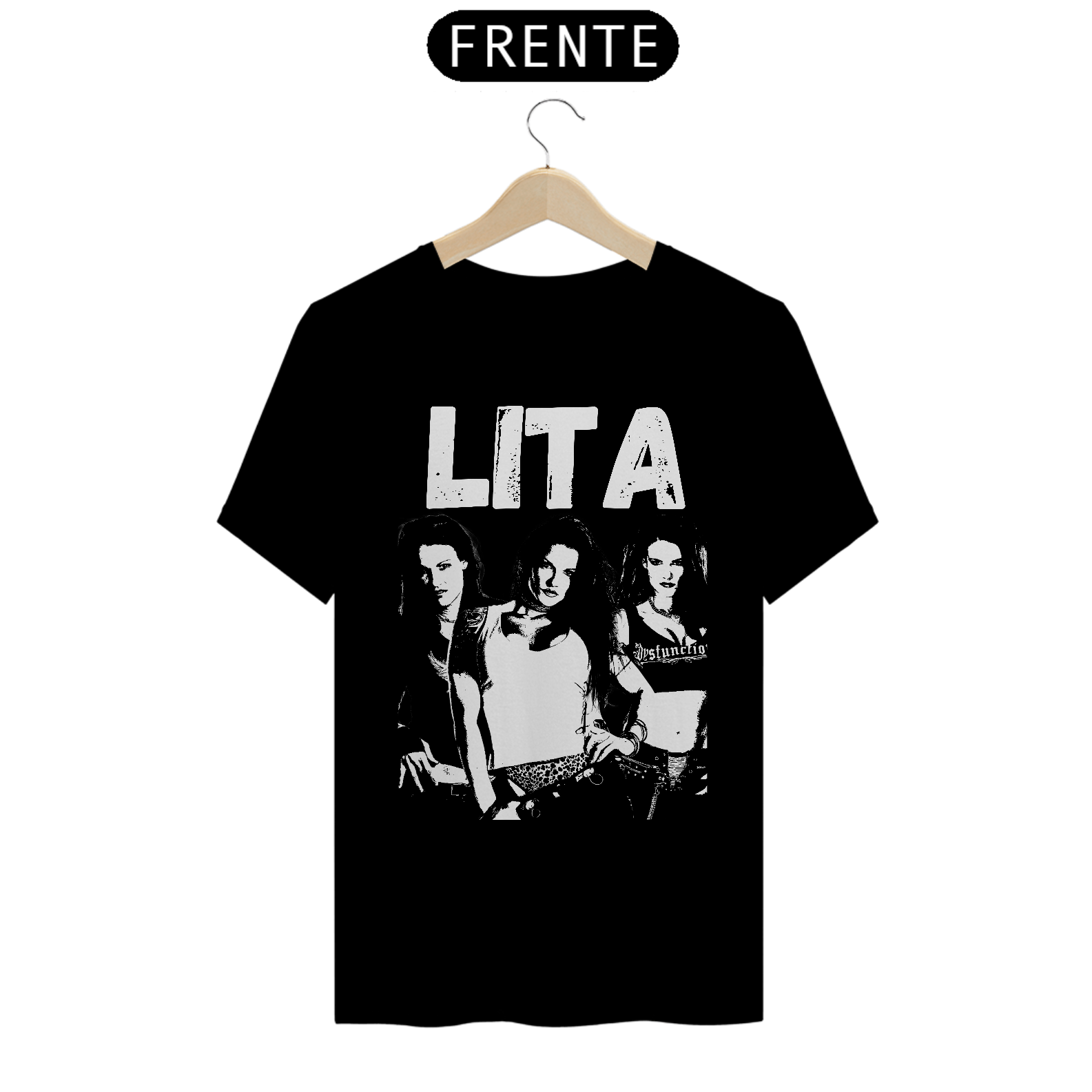 Nome do produto: Camiseta Lita - preta