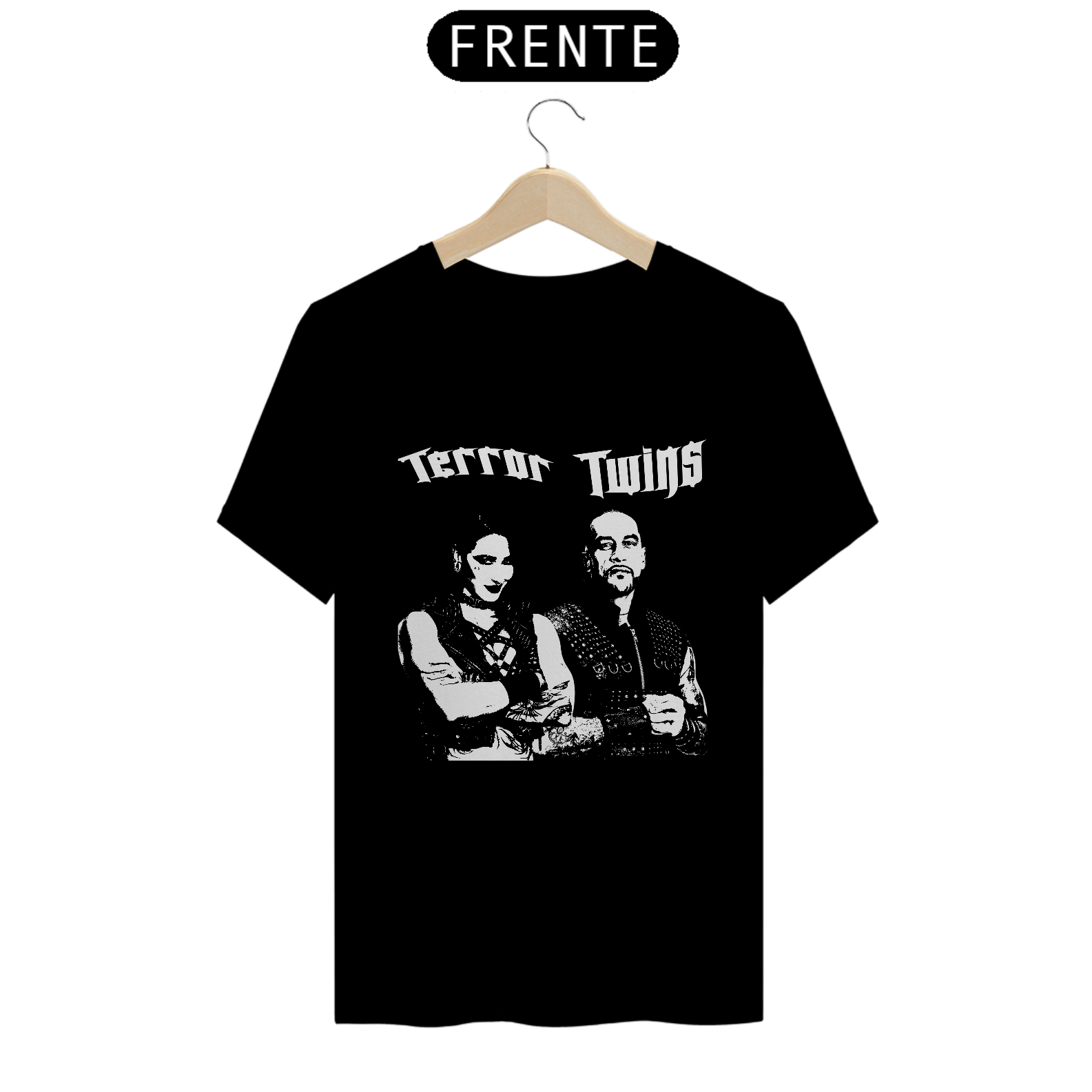 Nome do produto: Camiseta Terror Twins - Preta