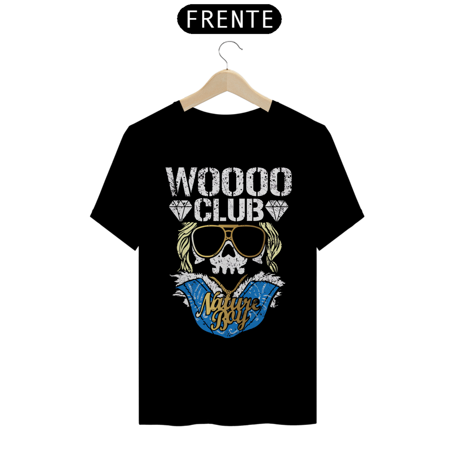 Nome do produto: Camiseta Ric Flair - WOOOO CLUB