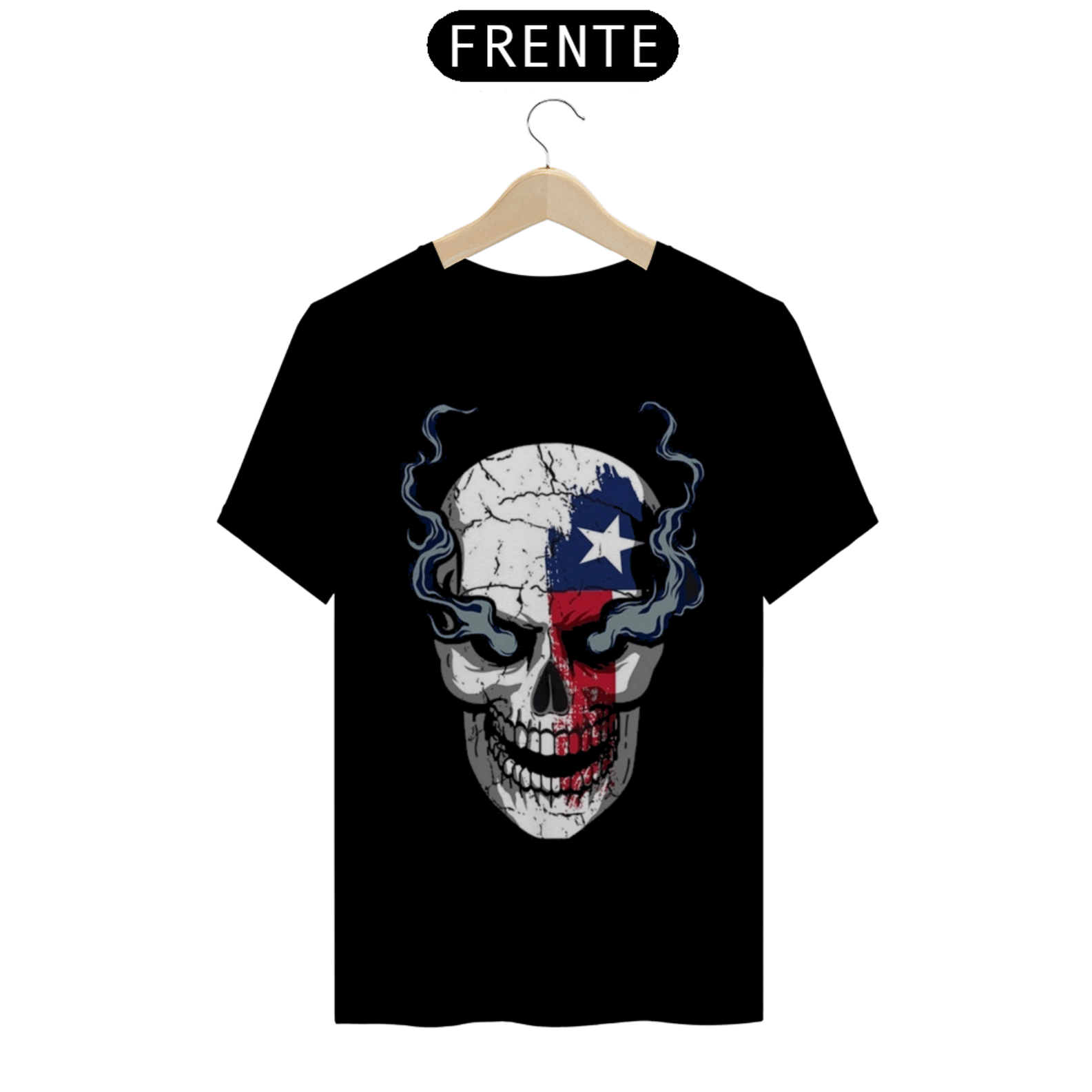 Nome do produto: Camiseta Stone Cold Steve Austin - Skull Texas