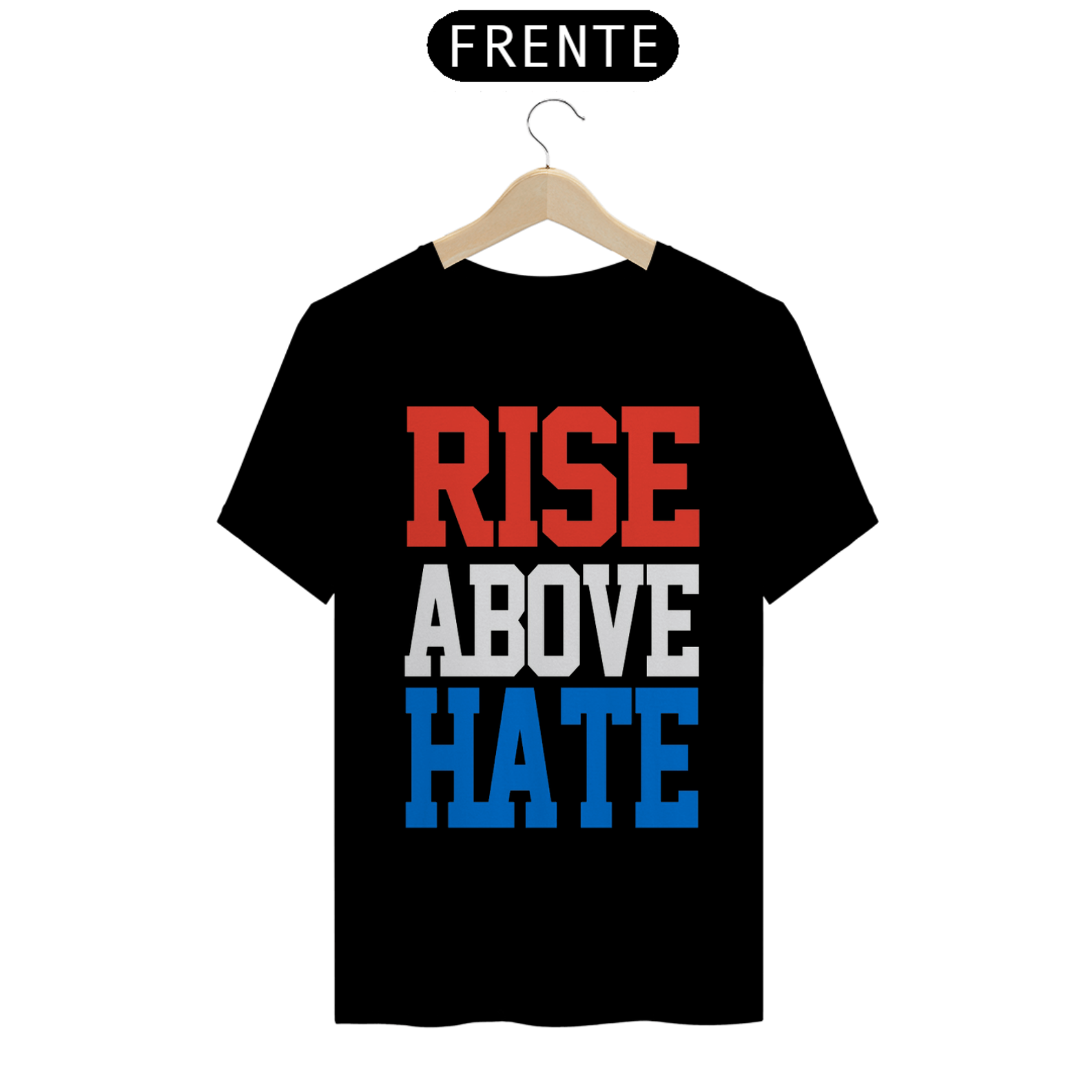 Nome do produto: Camiseta John Cena - RISE ABOVE HATE