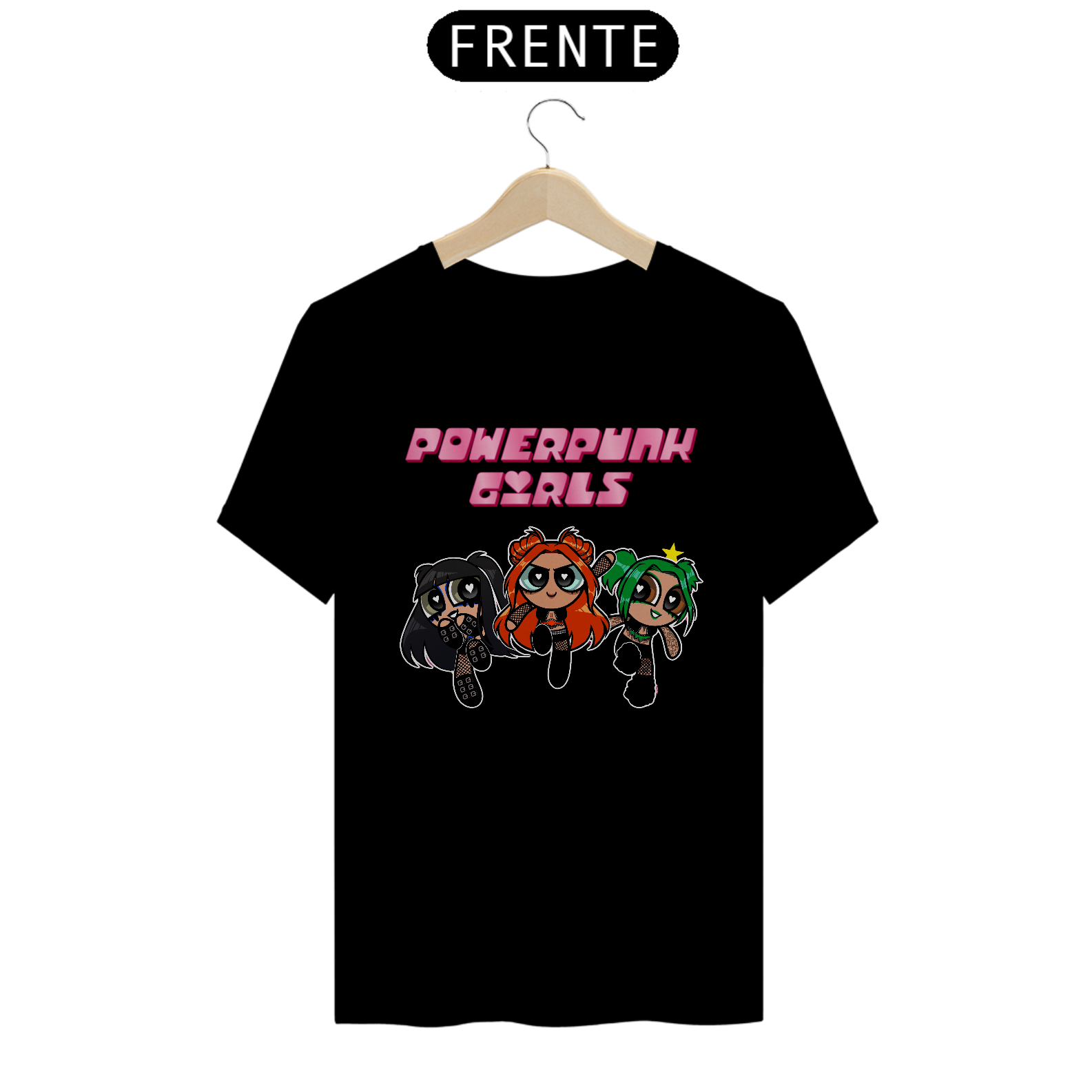 Nome do produto: Camiseta Tatum Paxley, Shotzi e Gigi Dolin - PowerPunk Girls