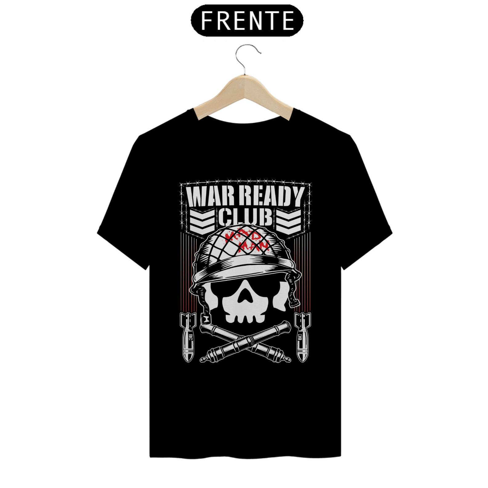 Nome do produto: Camiseta Bullet Club War Dogs War Ready Gabe Kidd