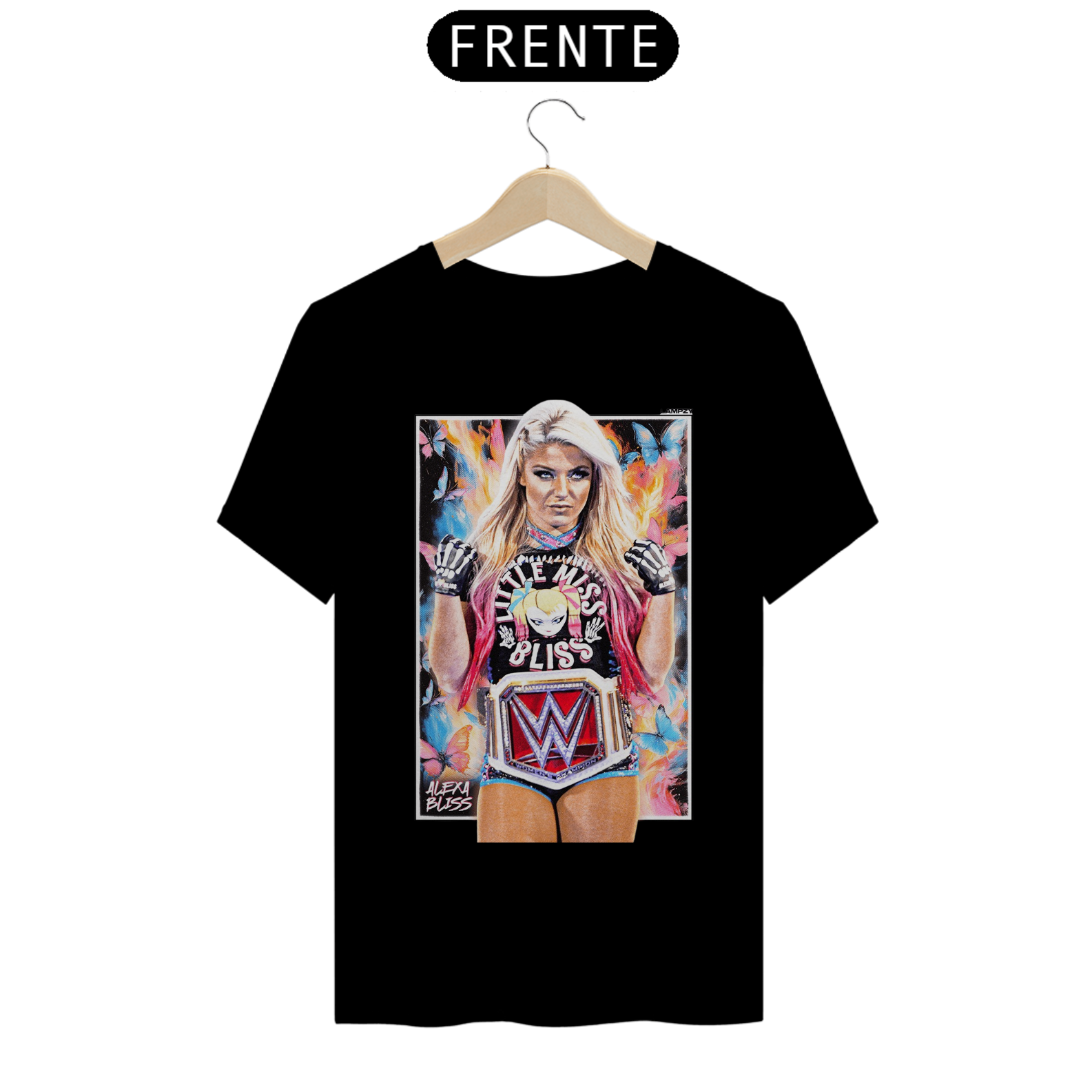 Nome do produto: Camiseta Alexa Bliss - LMB Raw Champion