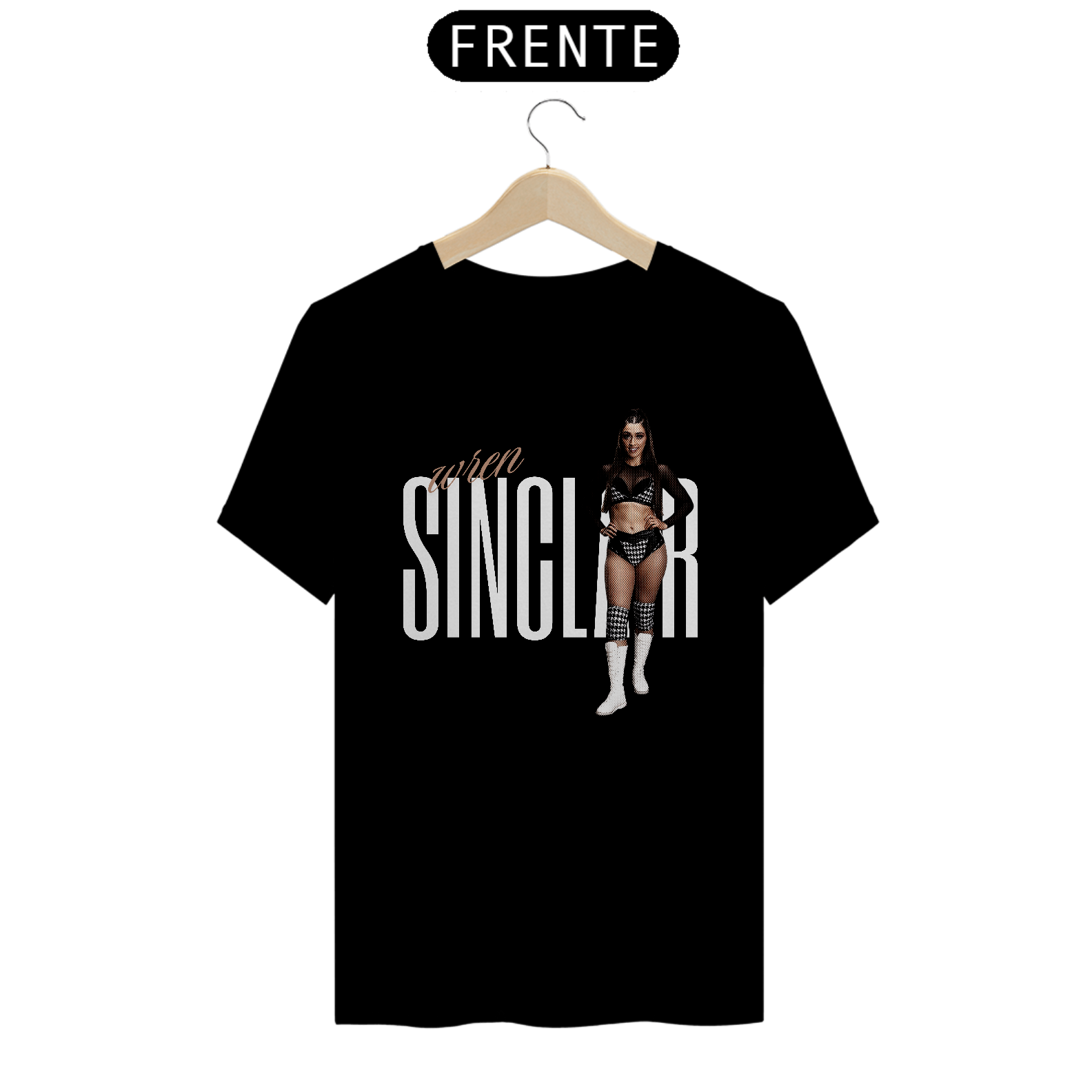 Nome do produto: Camiseta Wren Sinclair - preta