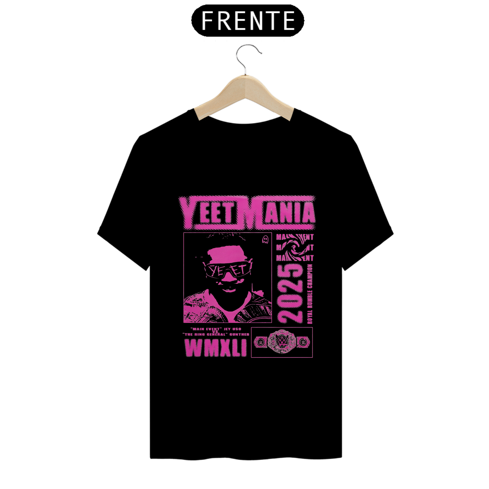 Nome do produto: Camiseta Jey Uso - Yeetmania rosa