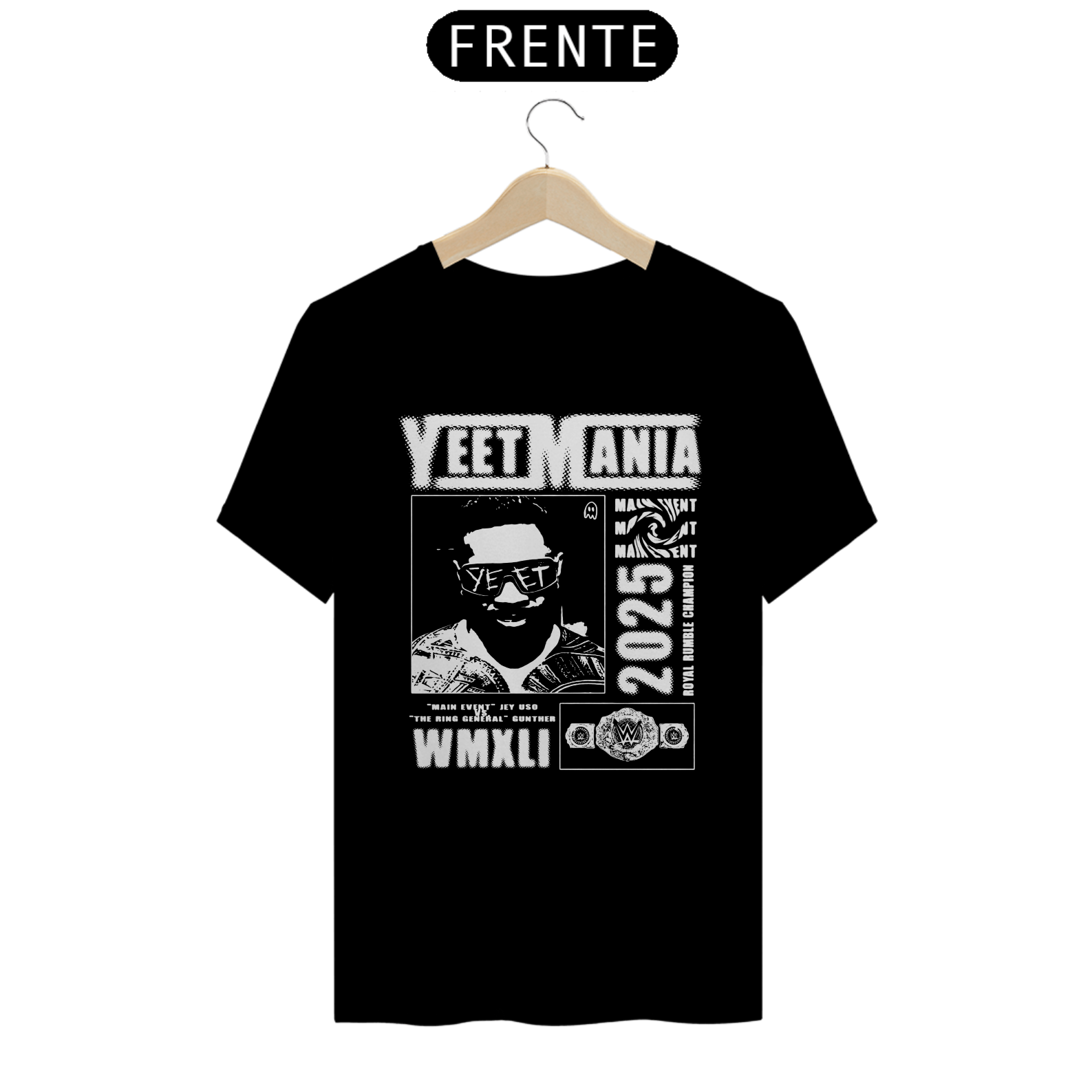 Nome do produto: Camiseta Jey Uso - Yeetmania branca