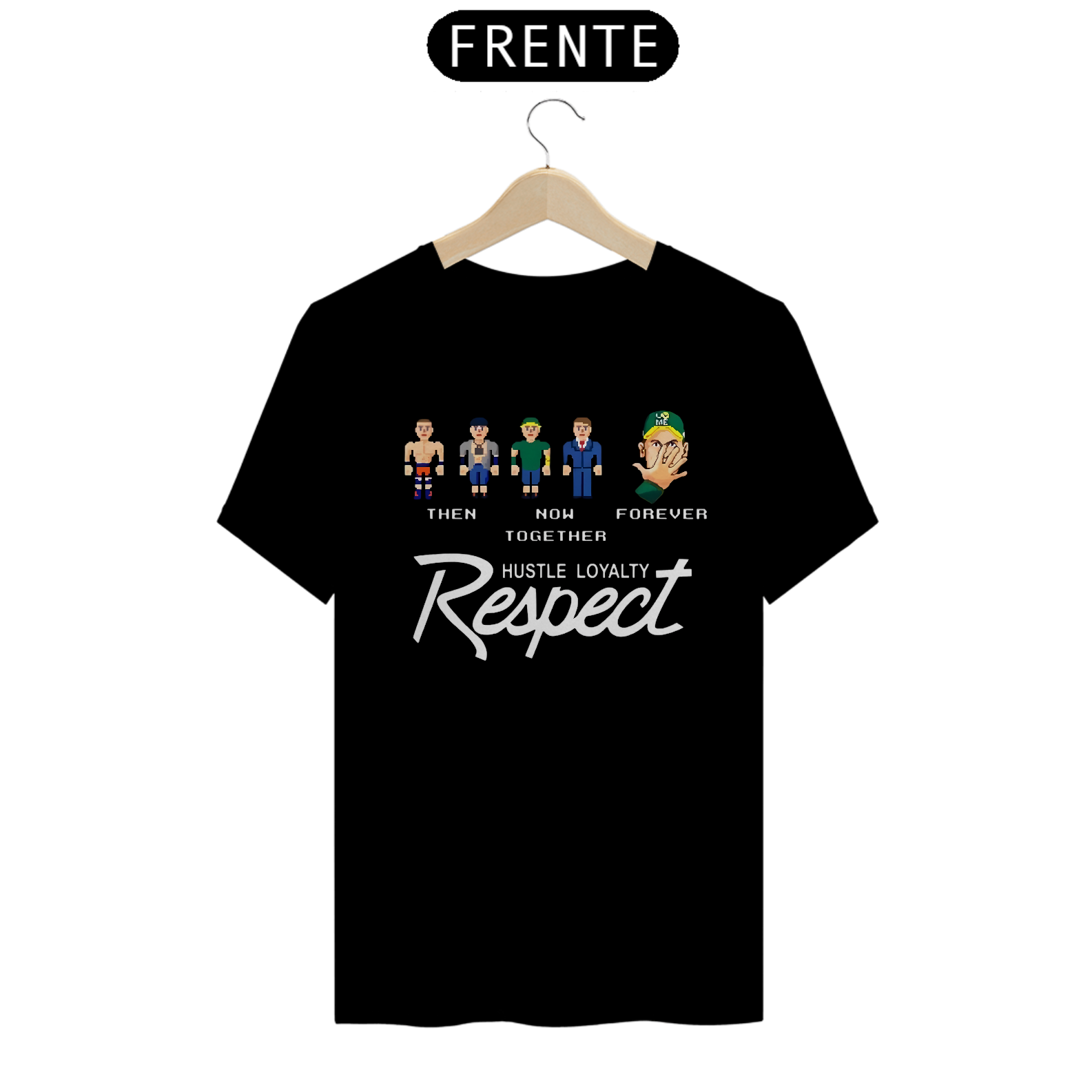 Nome do produto: Camiseta John Cena - Then, Now, Forever, RESPECT