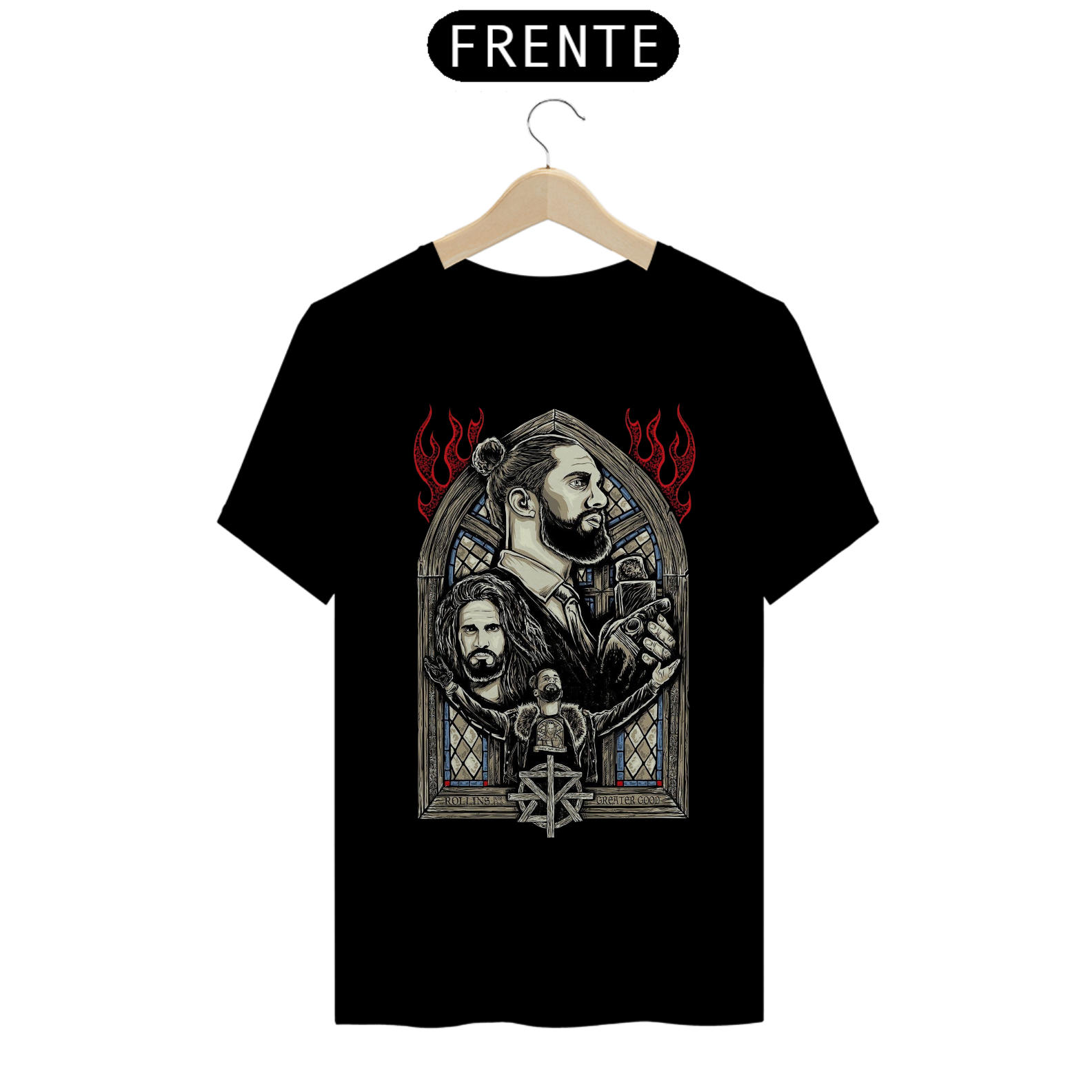 Nome do produto: Camiseta Seth Rollins