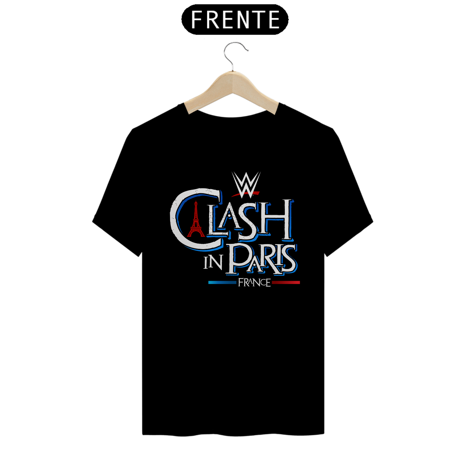 Nome do produto: Camiseta WWE - Clash At The Paris