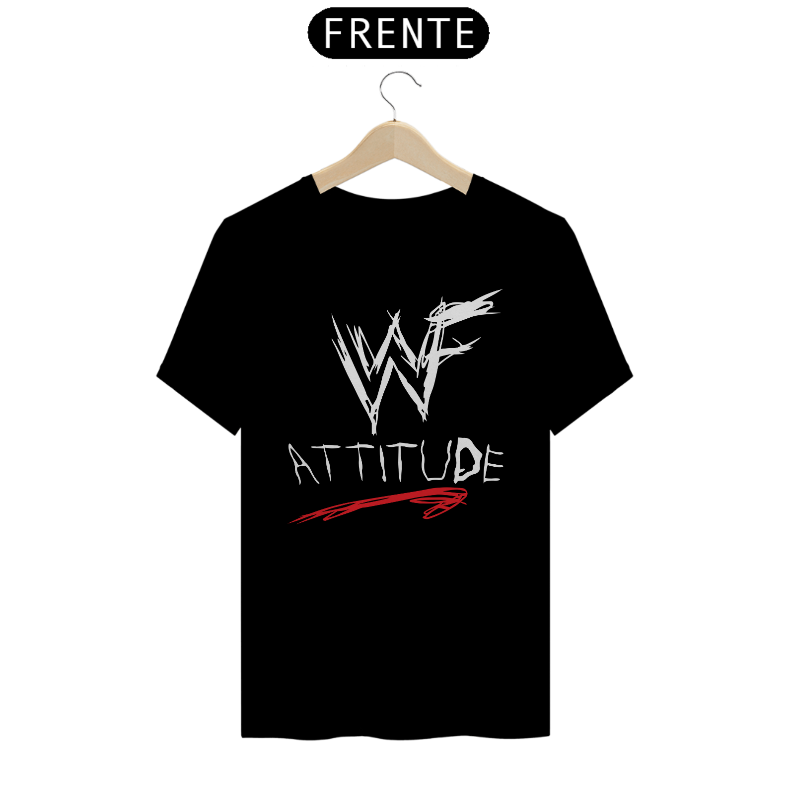 Nome do produto: Camiseta WWF - Attitude ERA
