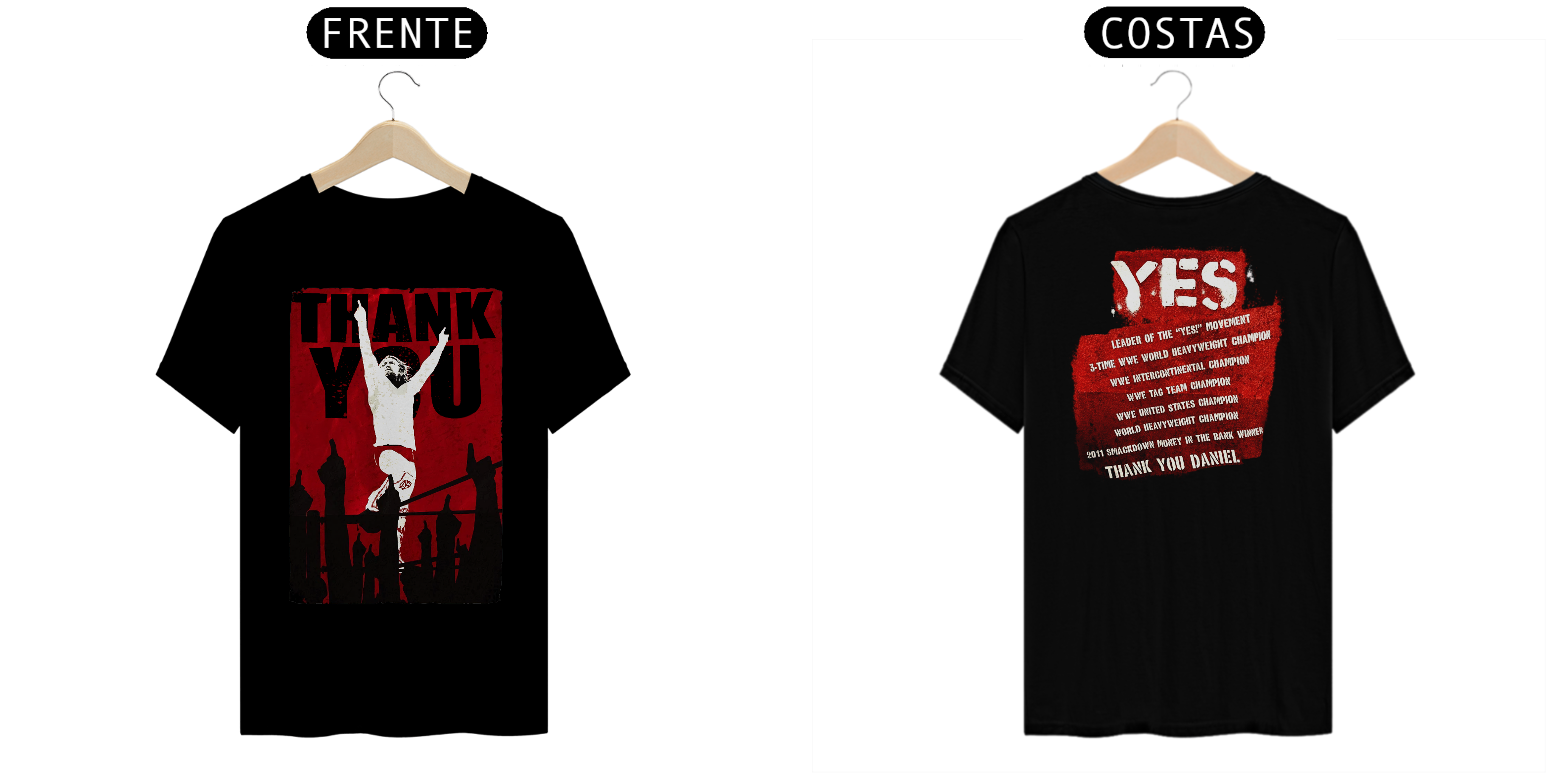 Nome do produto: Camiseta Danyel Bryan - THANK YOU