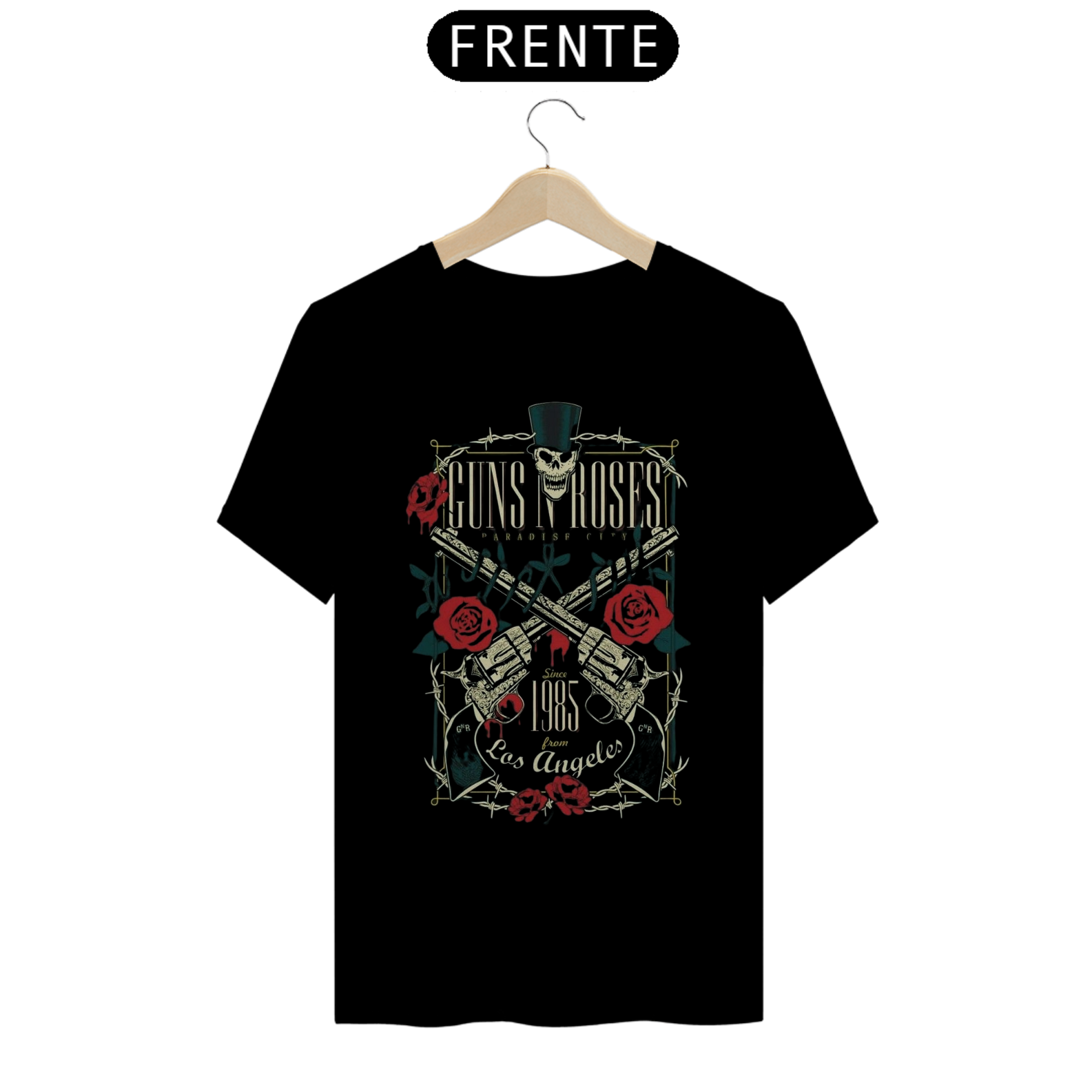 Nome do produto: Camiseta Guns N