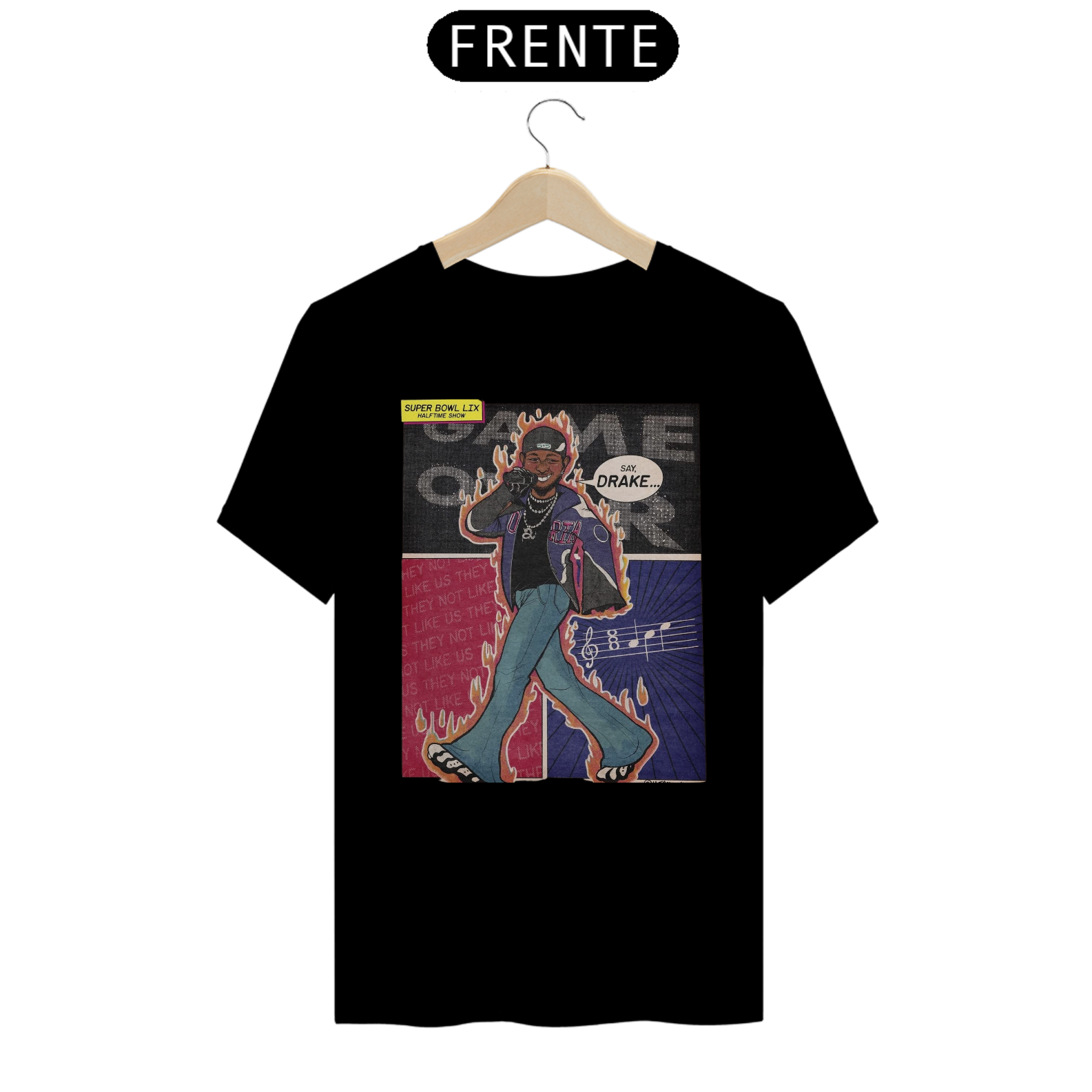 Nome do produto: Camiseta Kendrick Lamar - Superbowl