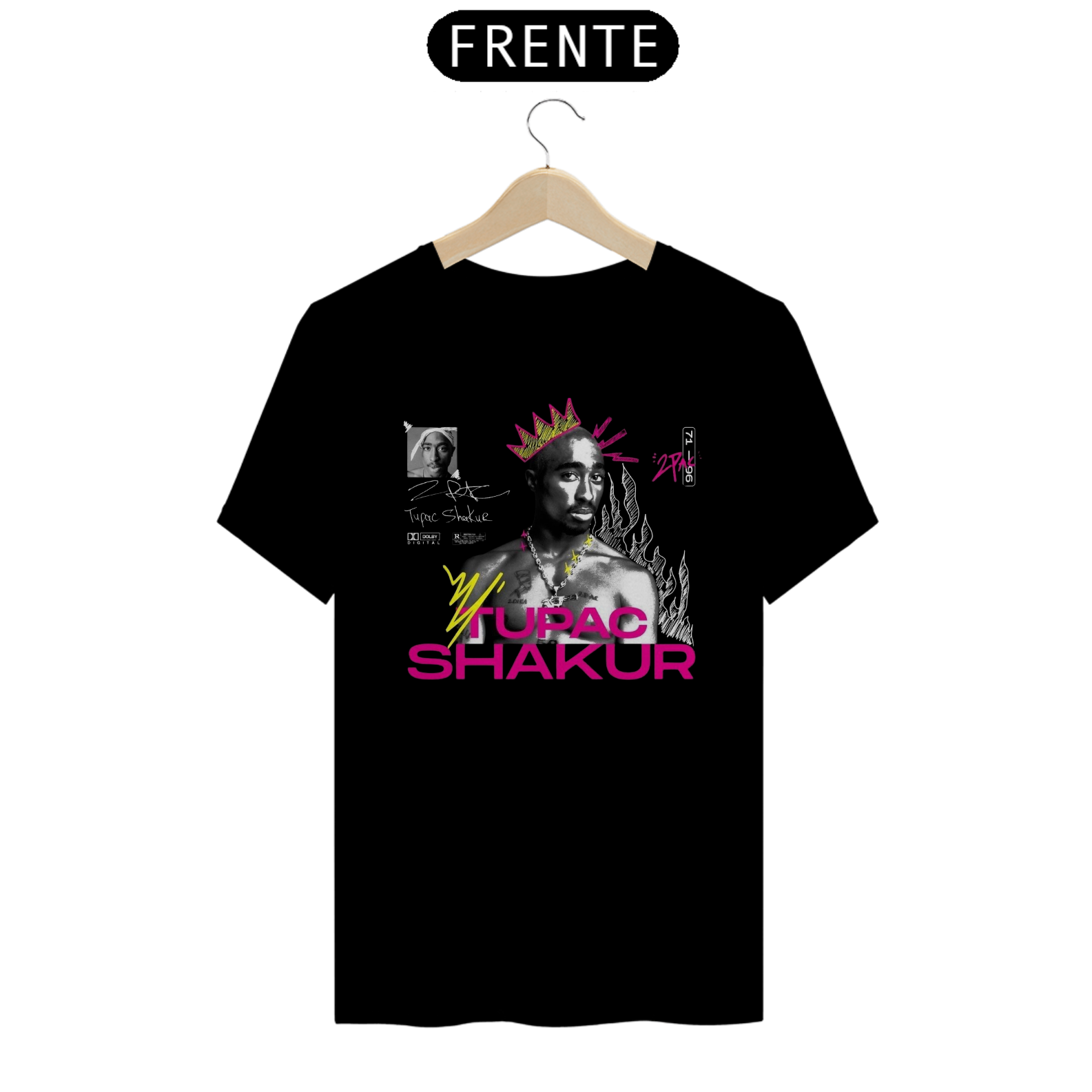 Nome do produto: Camiseta Tupac Shakur